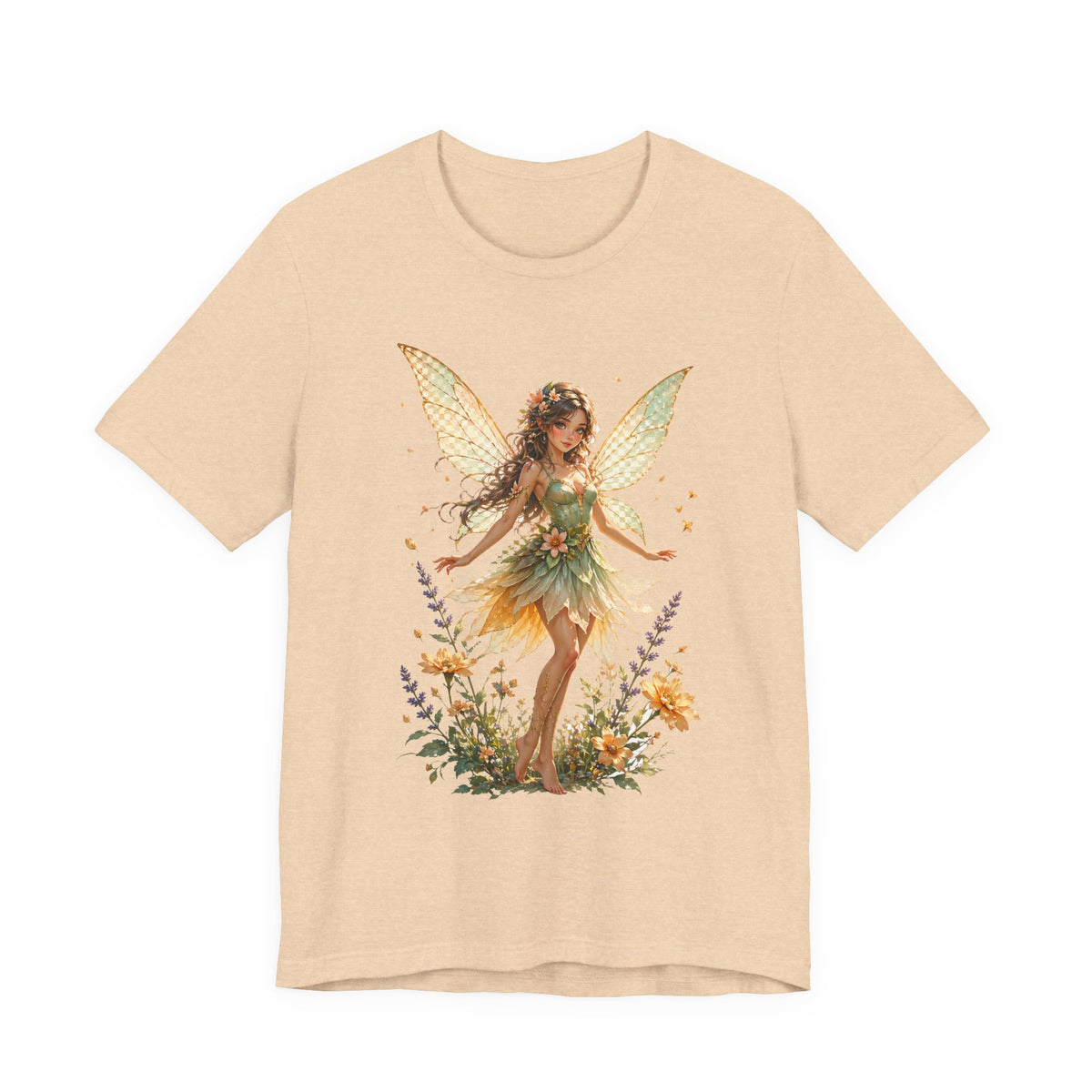 Fairy Garden T-Shirt — Vintage Floral Fairy Illustration Tee
