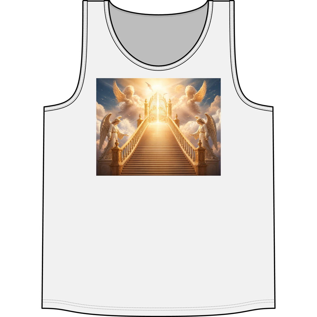 Heavenly Stairway Tank Top — Angelic Gates Graphic Concert Tank