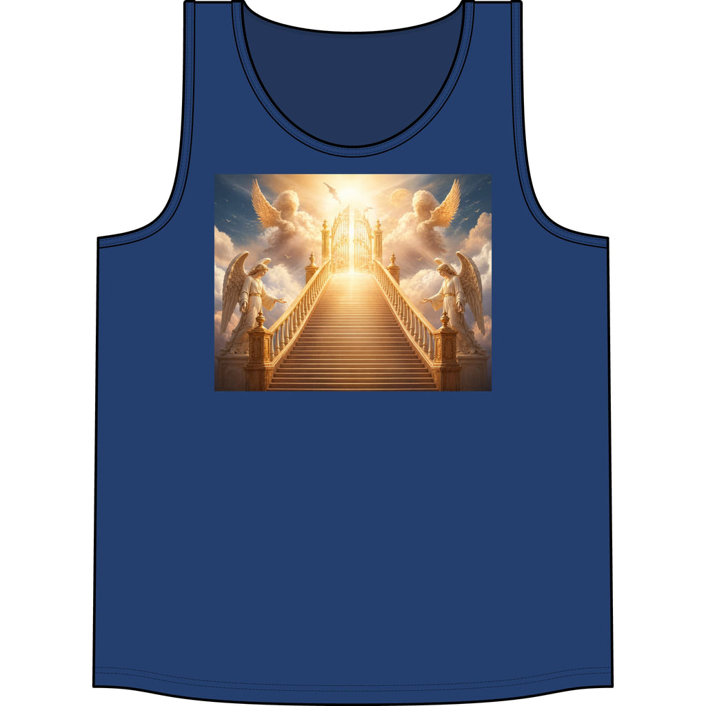 Heavenly Stairway Tank Top — Angelic Gates Graphic Concert Tank
