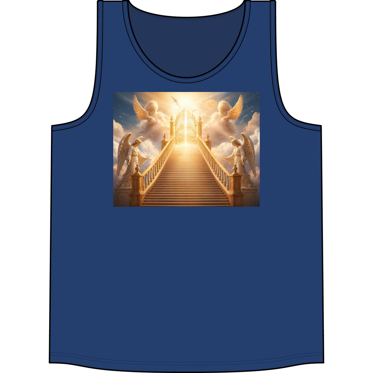 Heavenly Stairway Tank Top — Angelic Gates Graphic Concert Tank