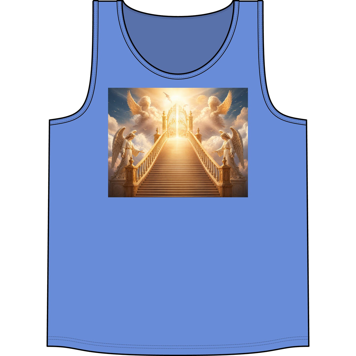 Heavenly Stairway Tank Top — Angelic Gates Graphic Concert Tank