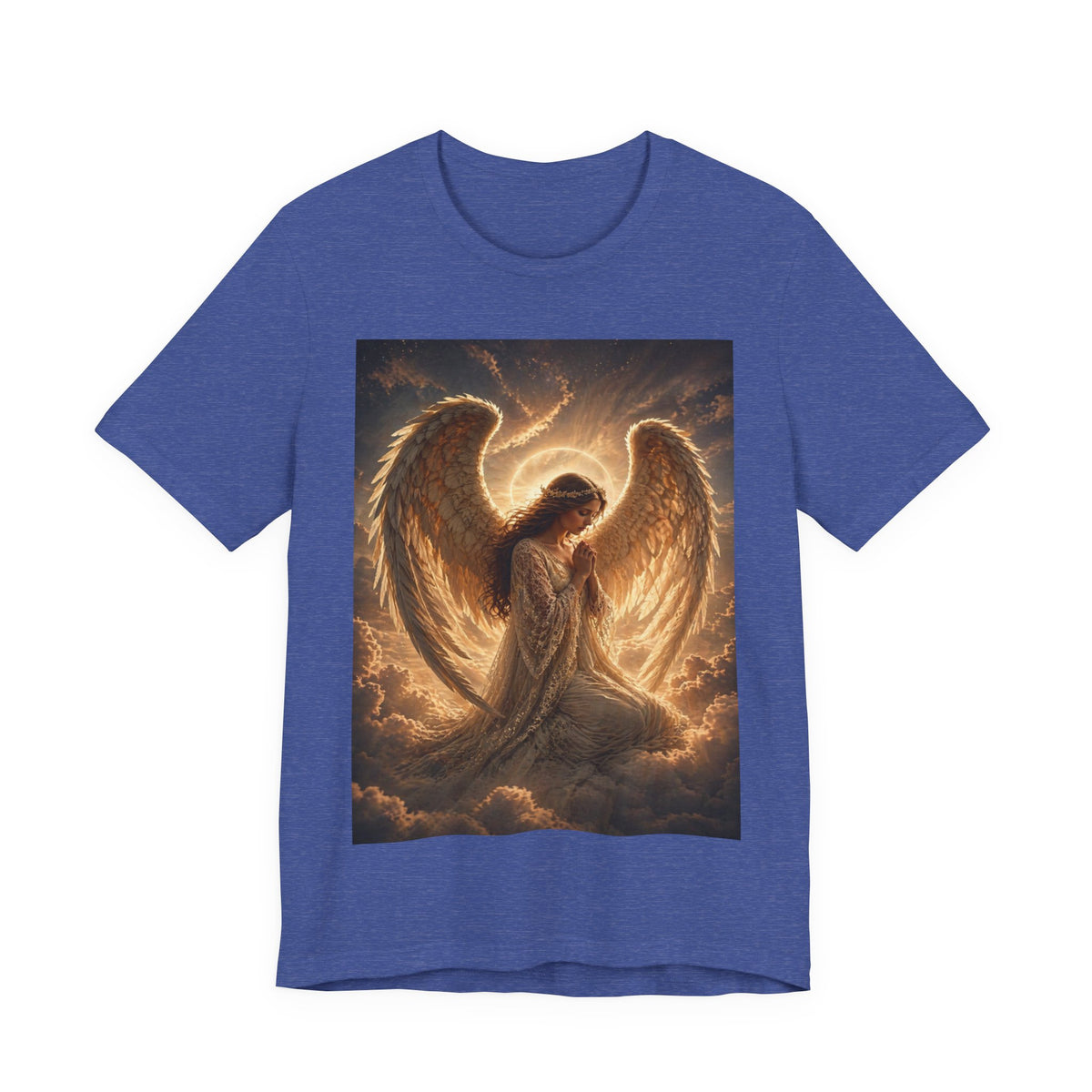 Angel Wings T-Shirt — Golden Seraph Prayer Tee