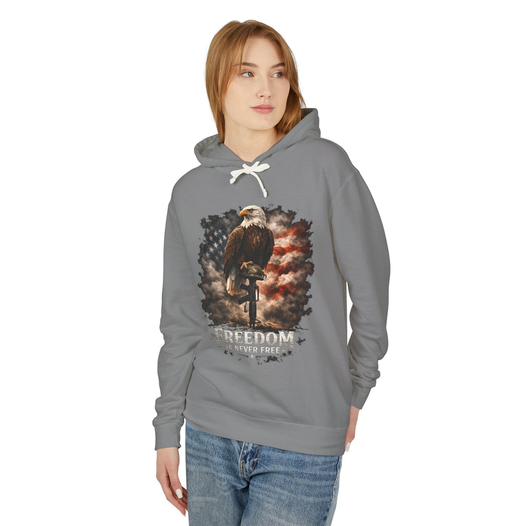Freedom Eagle Hoodie – American Flag Bald Eagle Graphic Sweatshirt