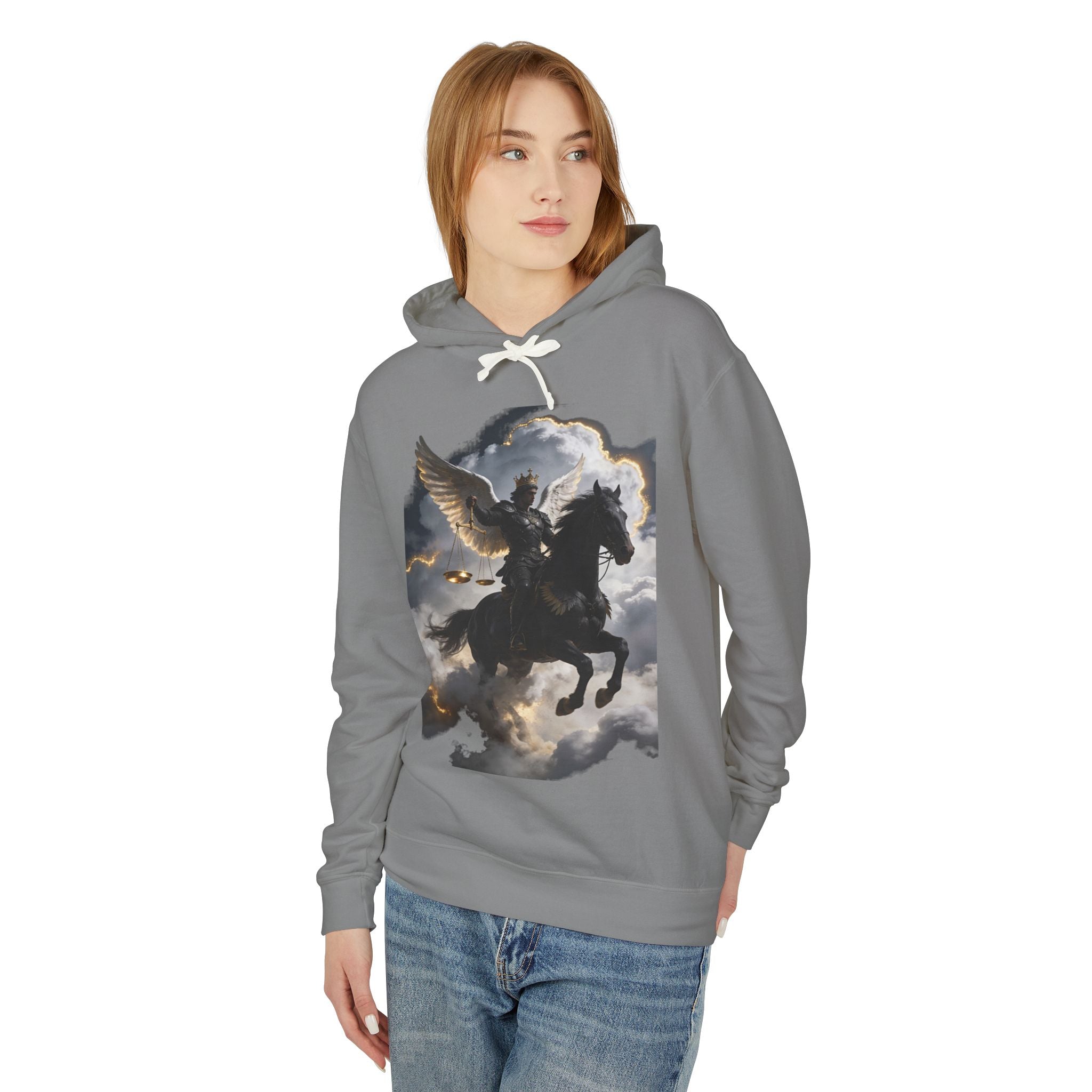 The black horse from Revelation 6:5-6-hoodie!