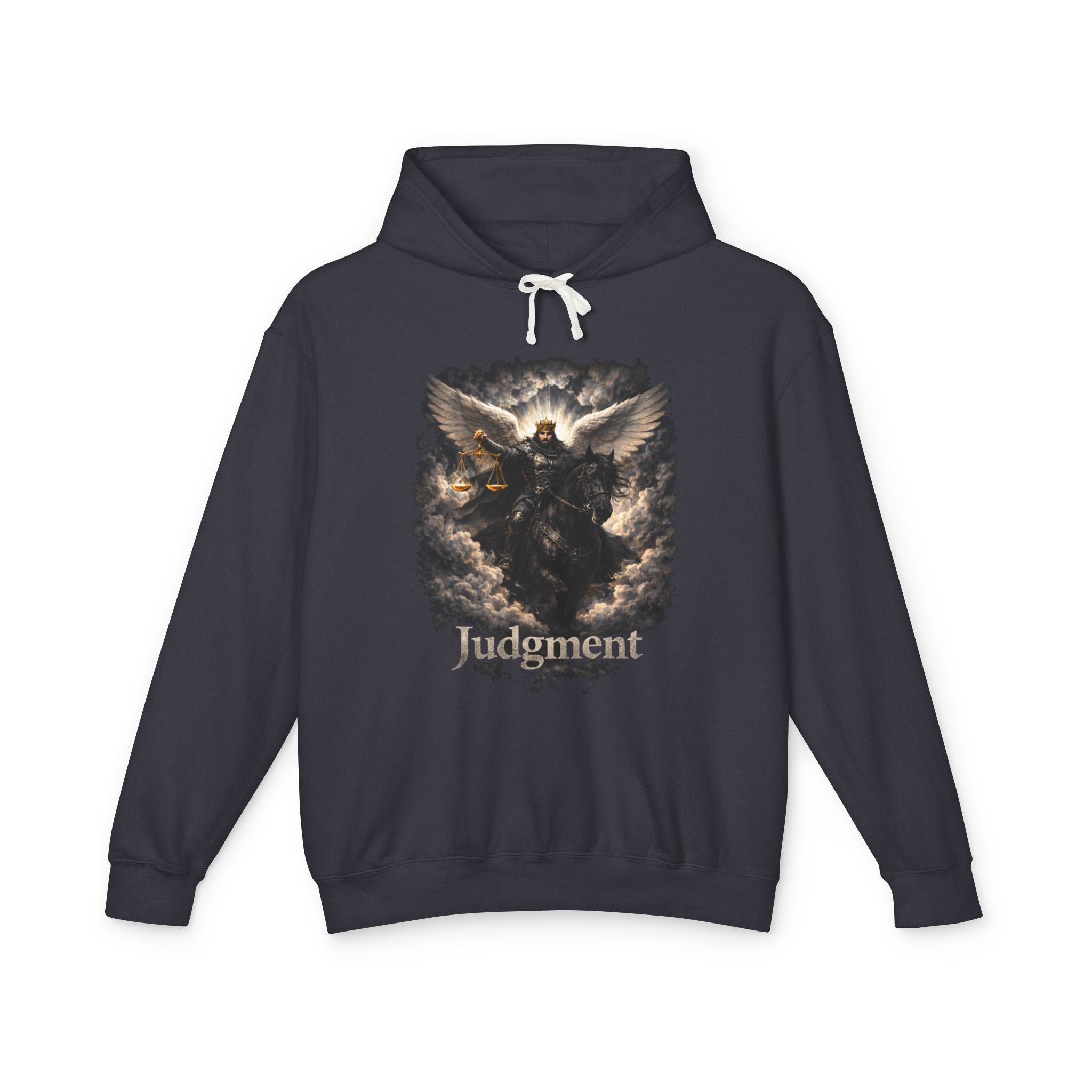 Revelation 6:5-6 Judgment Angel Hoodie — Angel Graphic Hooded Sweatshirt