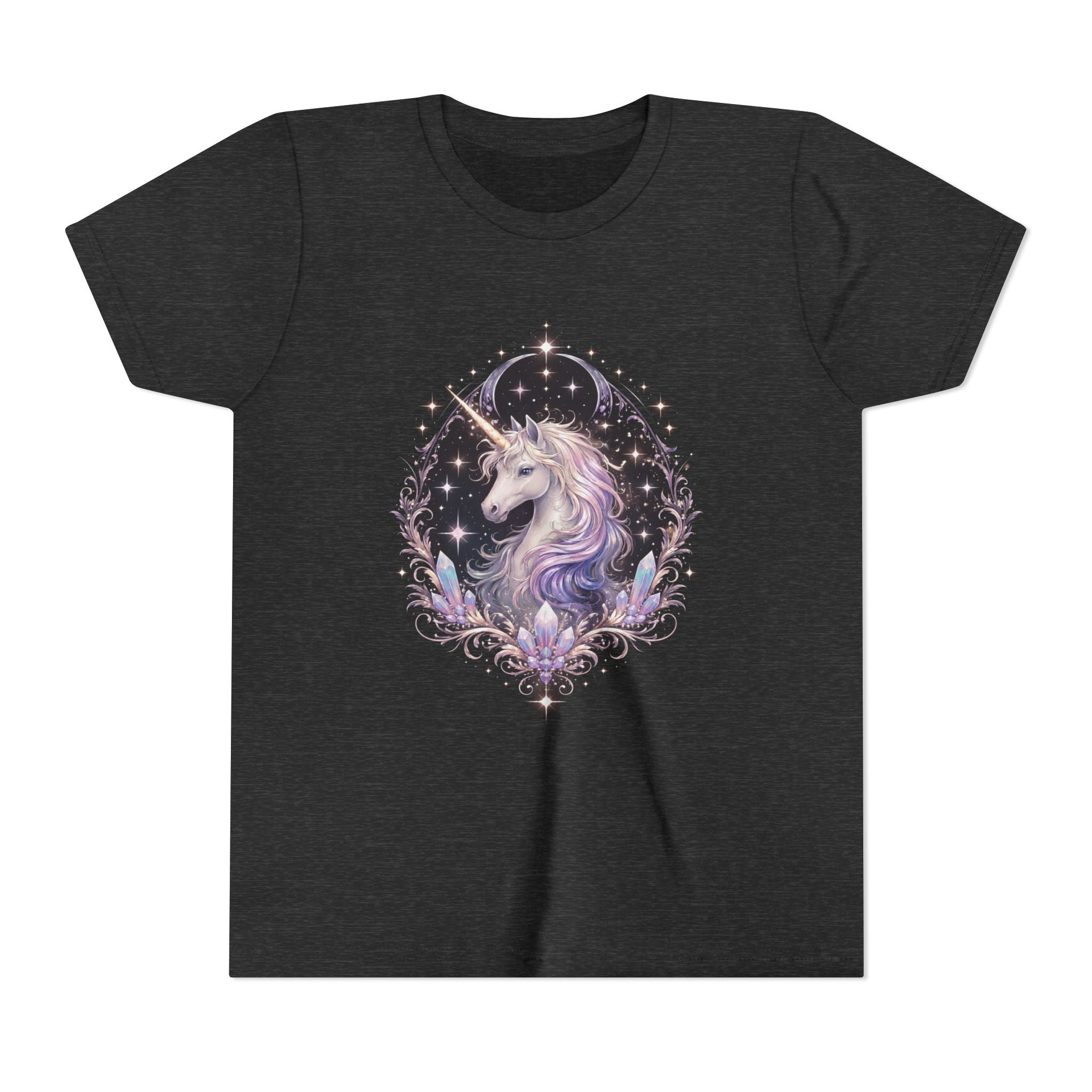 Youth Unicorn Tee — Magical Sparkle Design for Kids