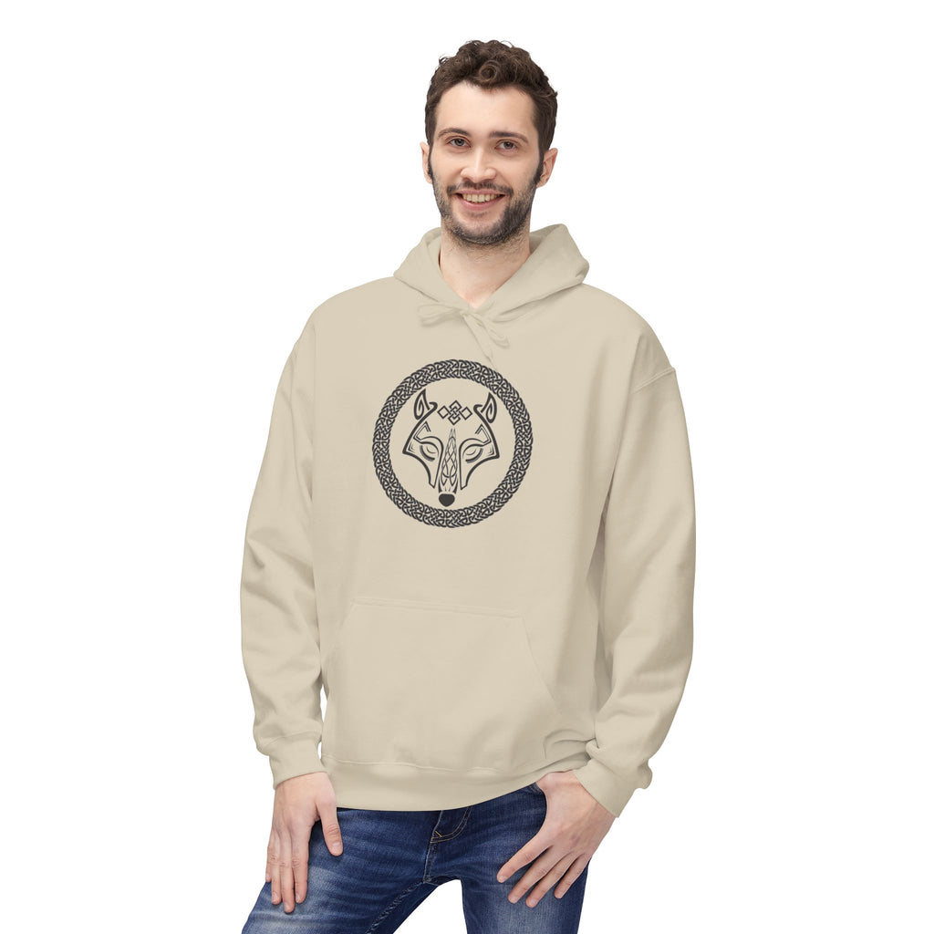 Wolf Rune Hoodie — Viking Wolf-The Wolf – A Symbol of Power, Destruction, and Loyalty
