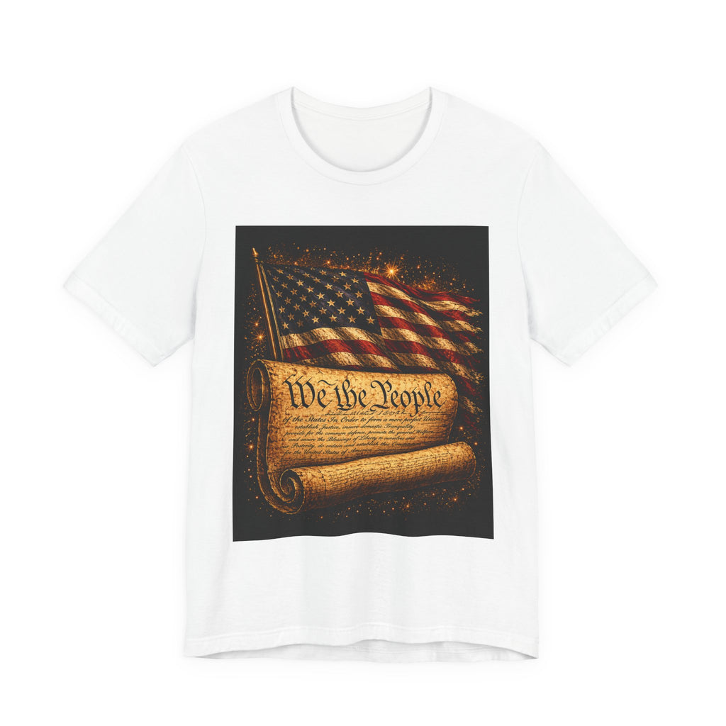 Patriotic "We the People" Constitution T-Shirt — American Flag Independence Day Tee