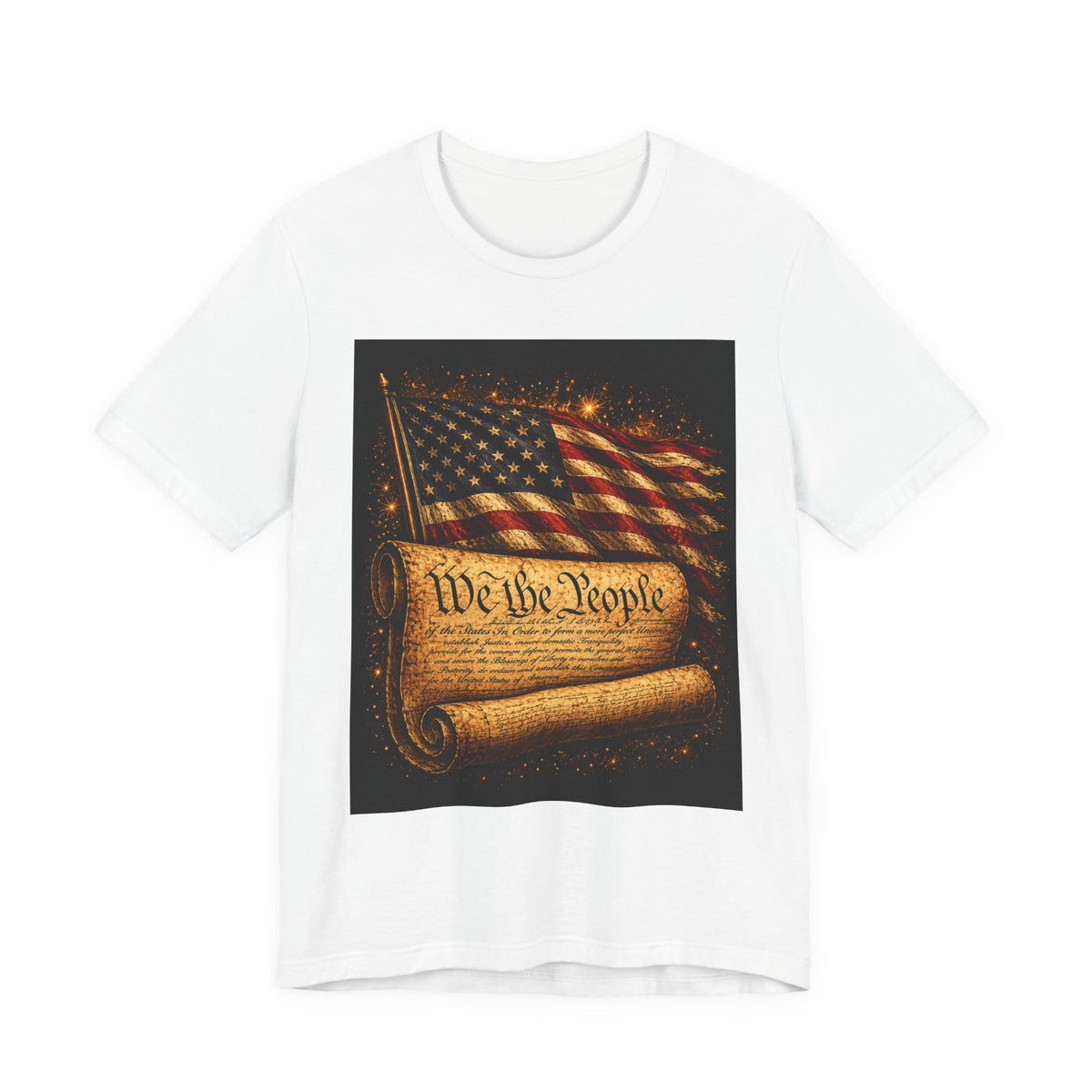 Patriotic "We the People" Constitution T-Shirt — American Flag Independence Day Tee