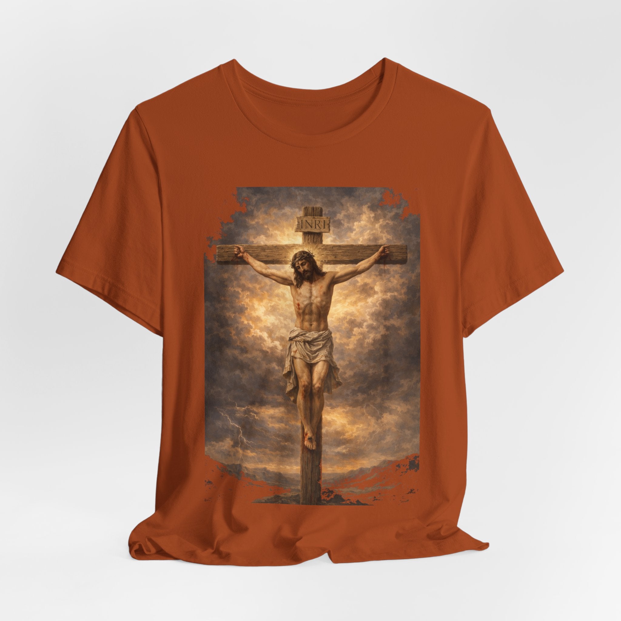Crucifixion Jesus T‑Shirt — 3:16 Religious Christian Graphic Tee for Easter & Faith