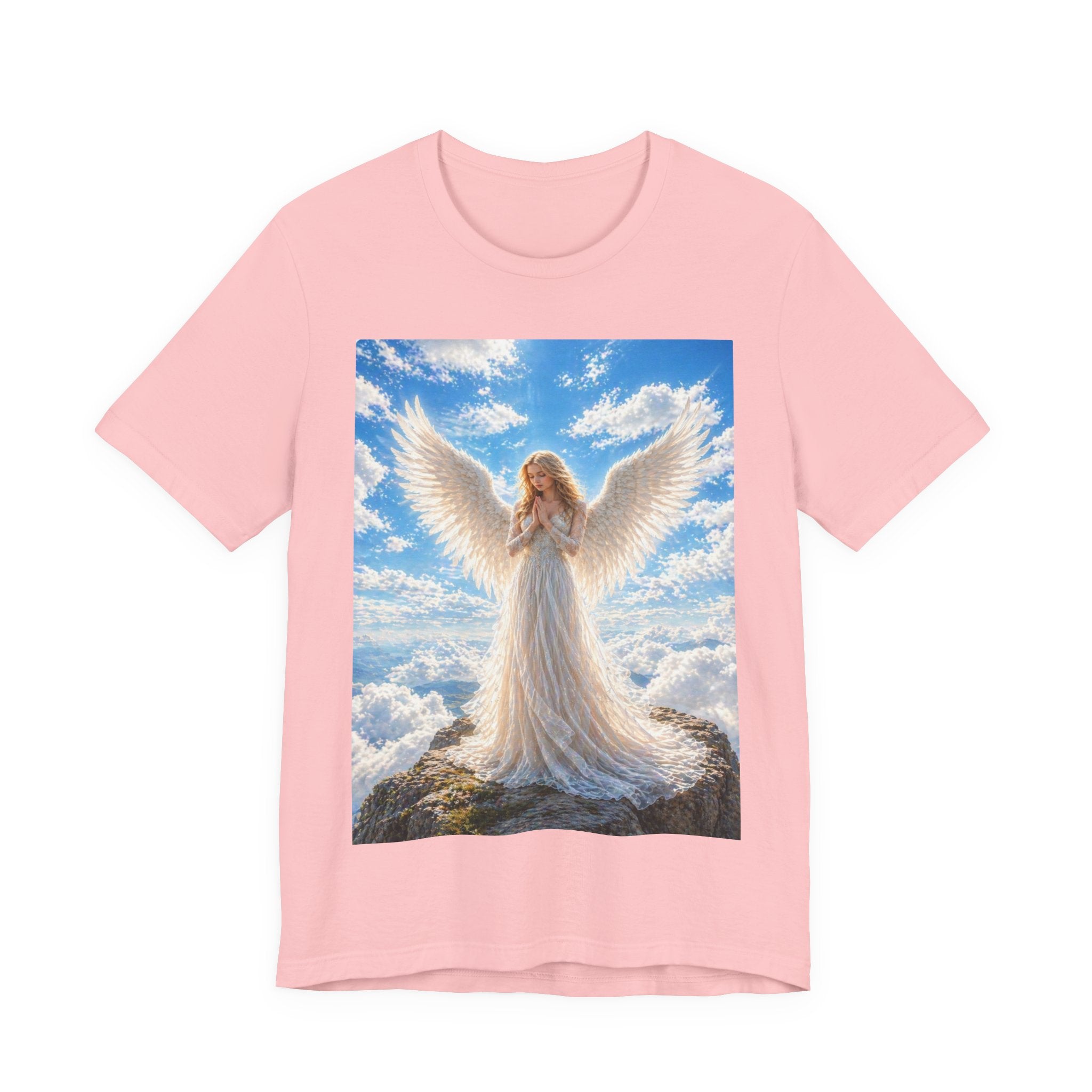 Angel Wings T-Shirt — Serene Guardian Angel Graphic Tee