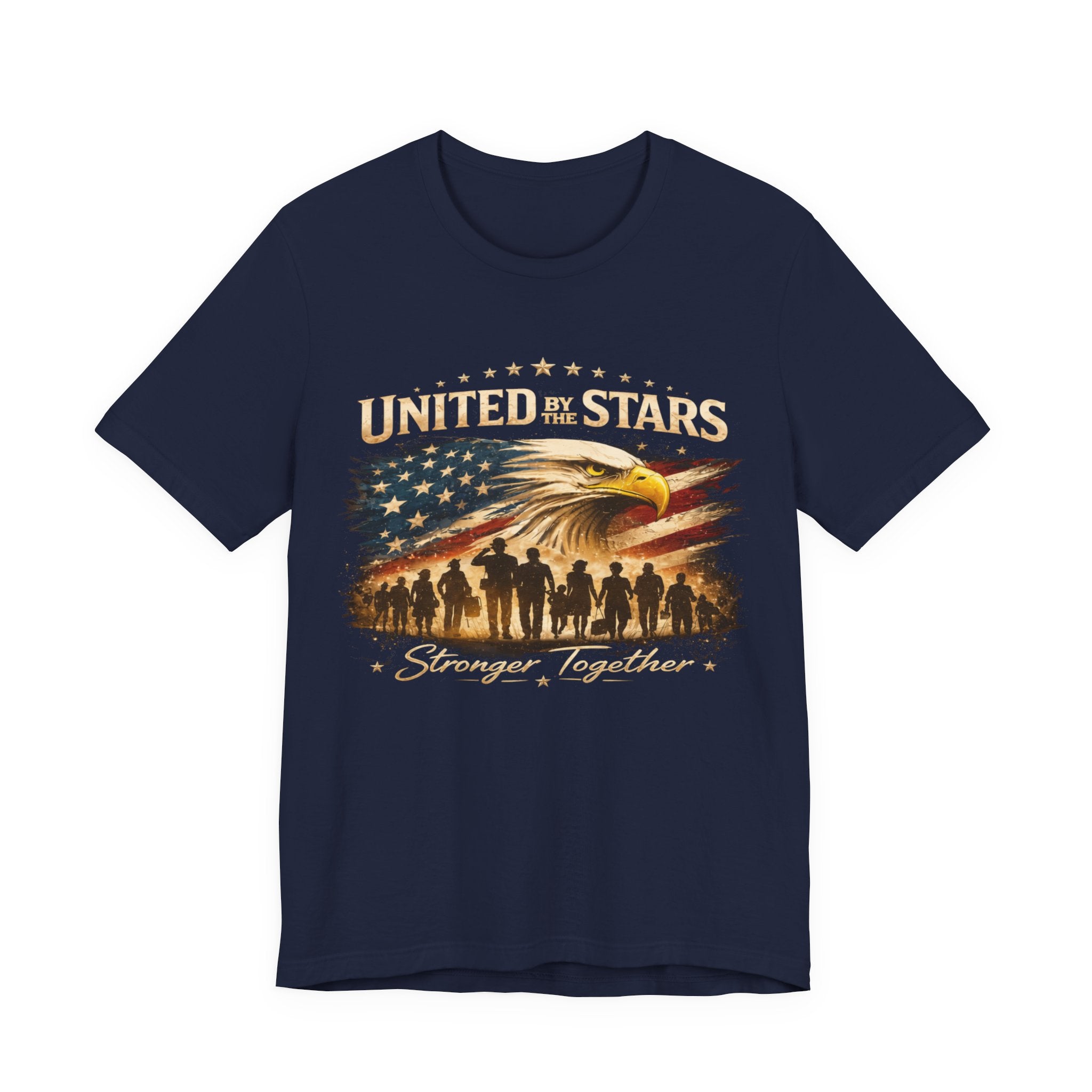 United We Stand- Eagle T-Shirt — Stronger Together 2026 Patriotic Tee