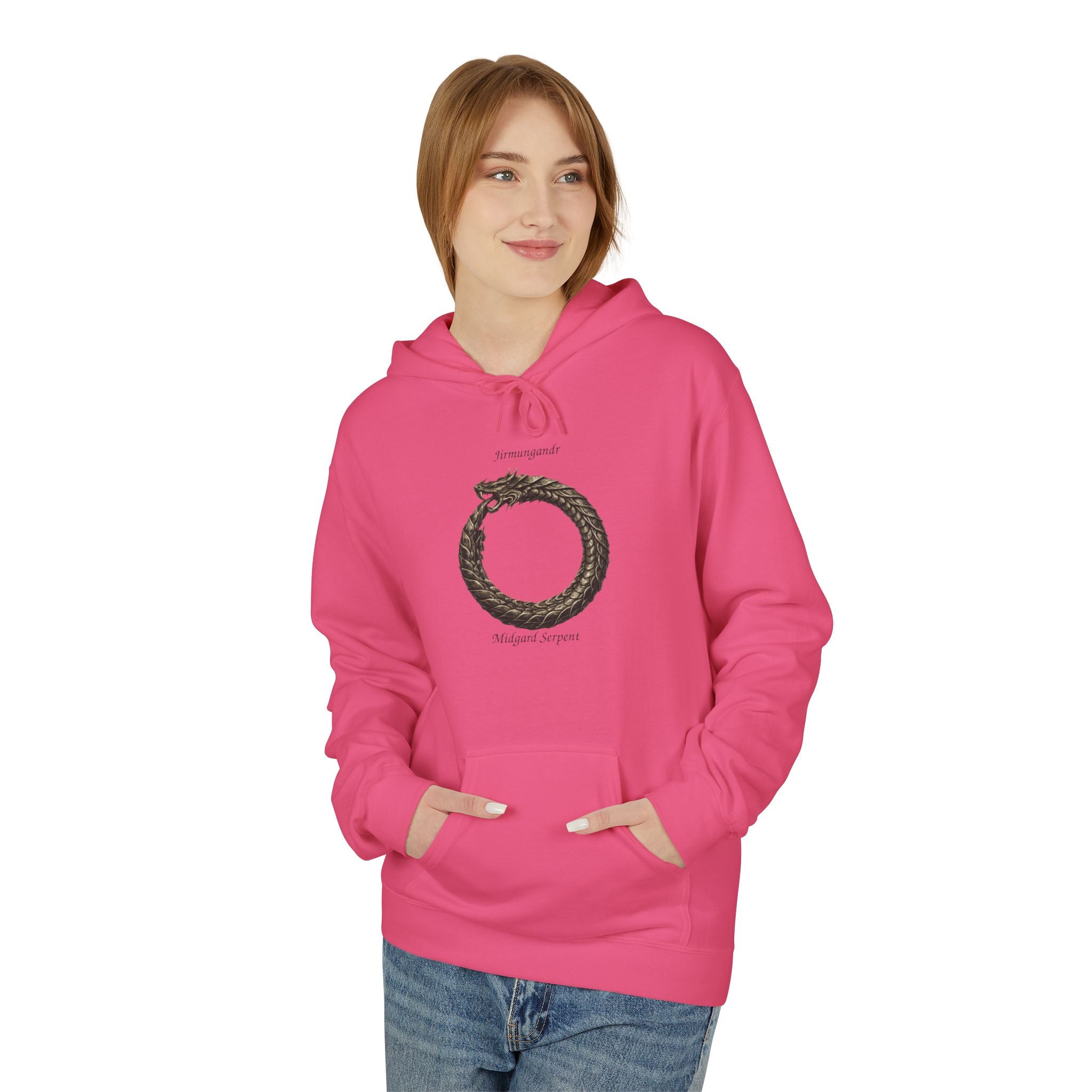 The Serpent – Jörmungandr,Ouroboros Snake Hoodie — Viking Symbol