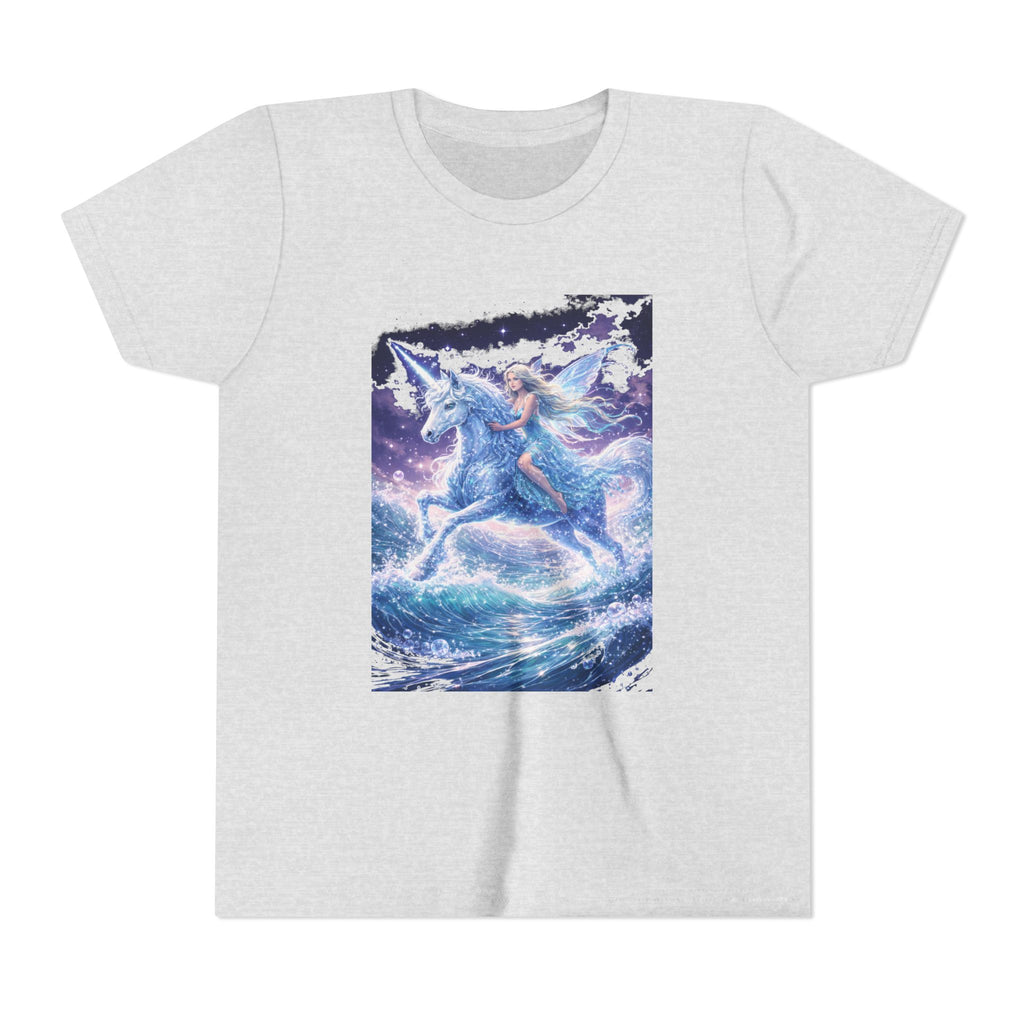 Youth Tee — Magical Unicorn Rider Fantasy Shirt