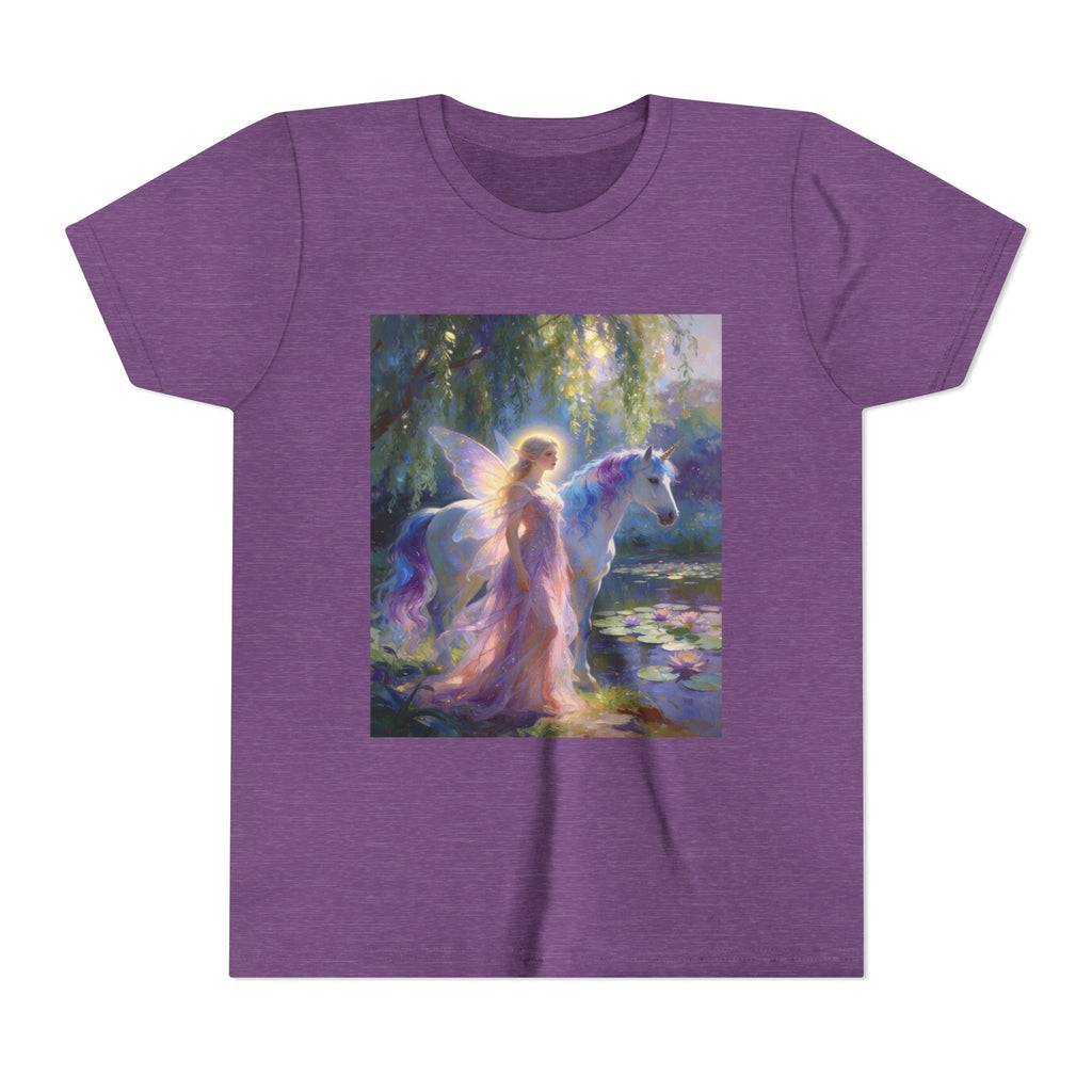 Youth Tee — Enchanted Fairy and Unicorn Graphic Tee