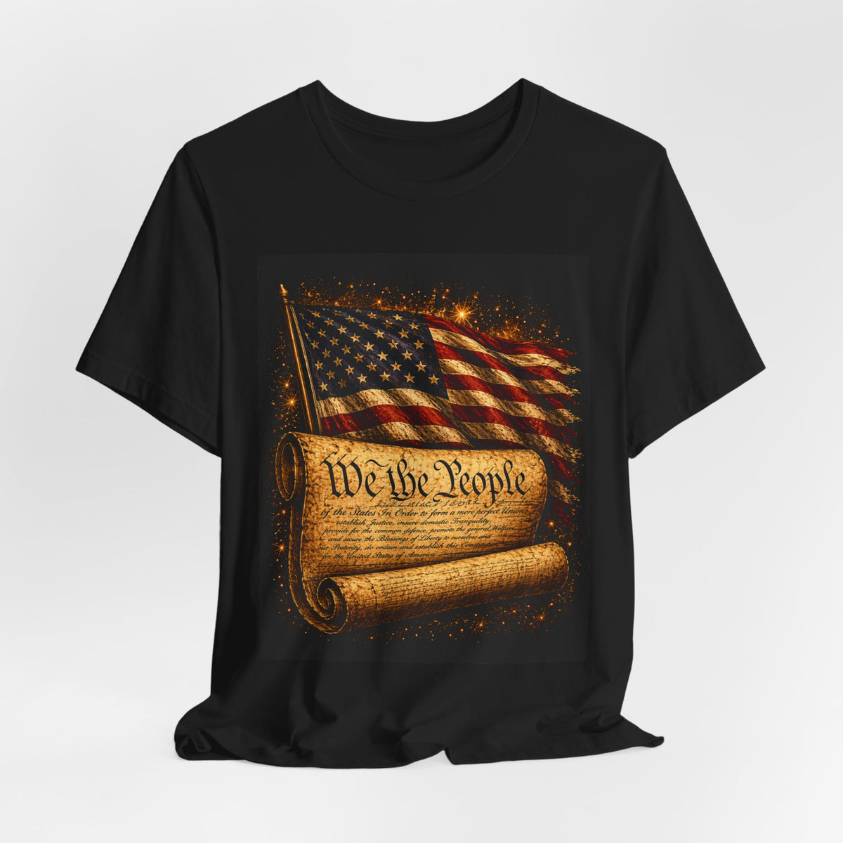 Patriotic "We the People" Constitution T-Shirt — American Flag Independence Day Tee