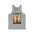 Angel Wings Tank Top — Golden Radiant Angel Graphic Tank