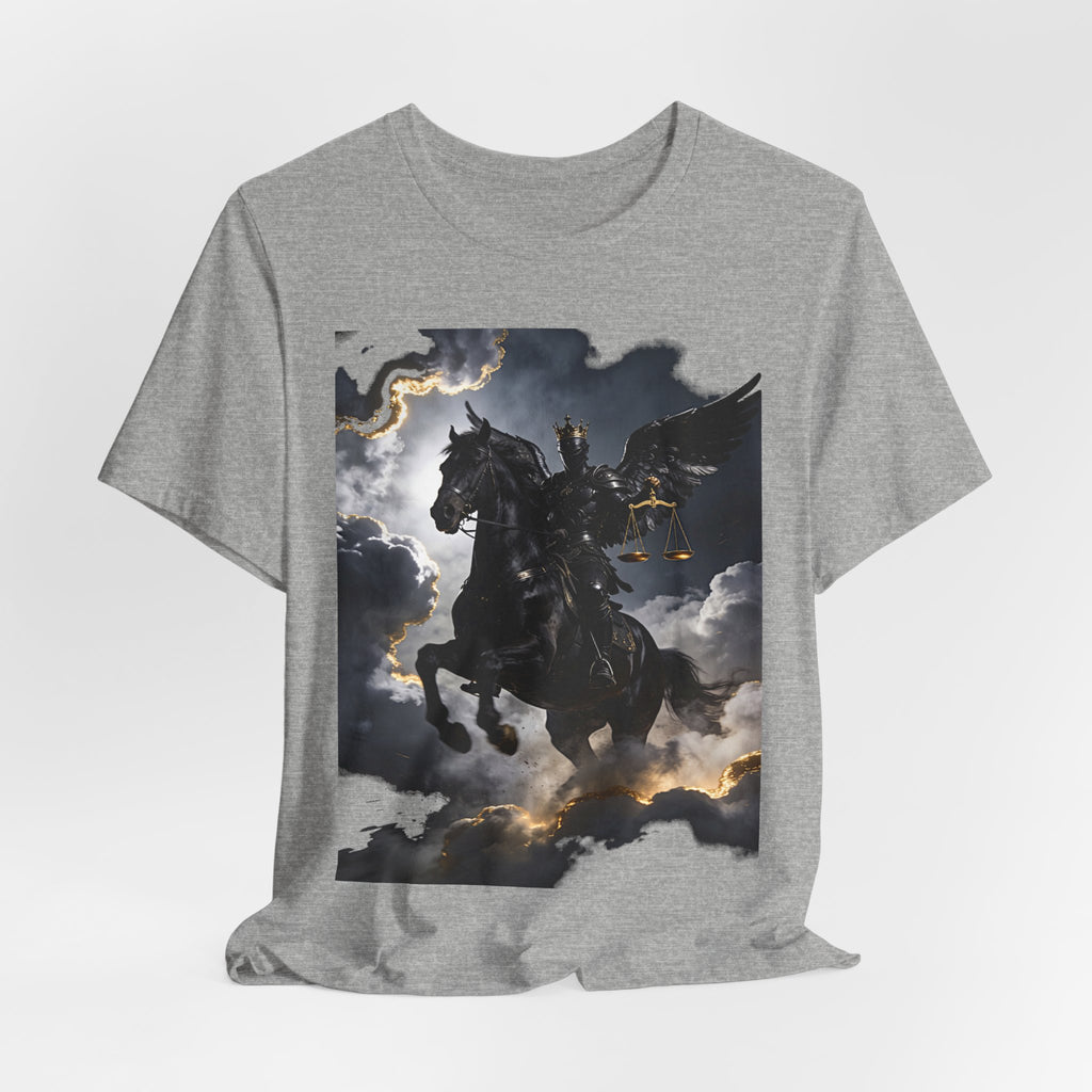 The black horse from Revelation 6:5-6 One of four T-shirt