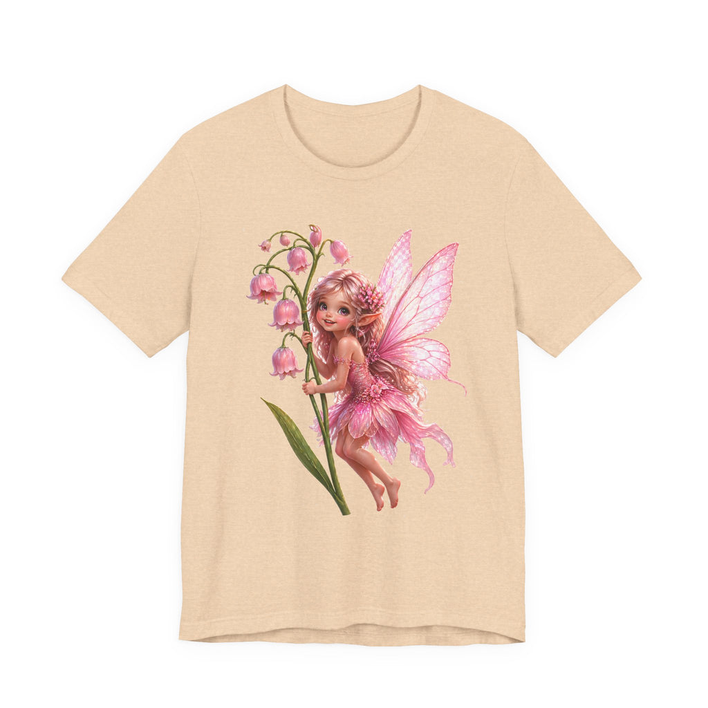 Pink Lily Fairy T-Shirt — Cute Floral Fairytee for Kids & Adults