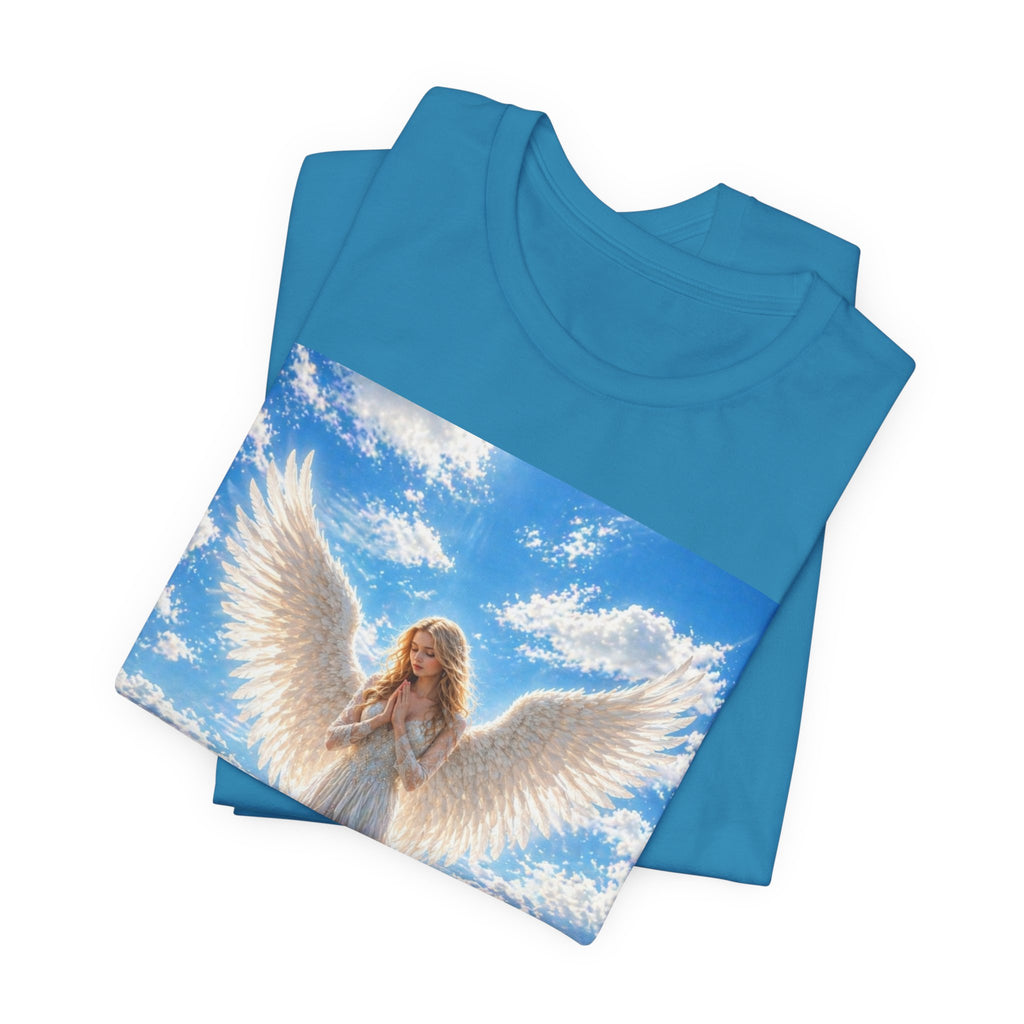 Angel Wings T-Shirt — Serene Guardian Angel Graphic Tee