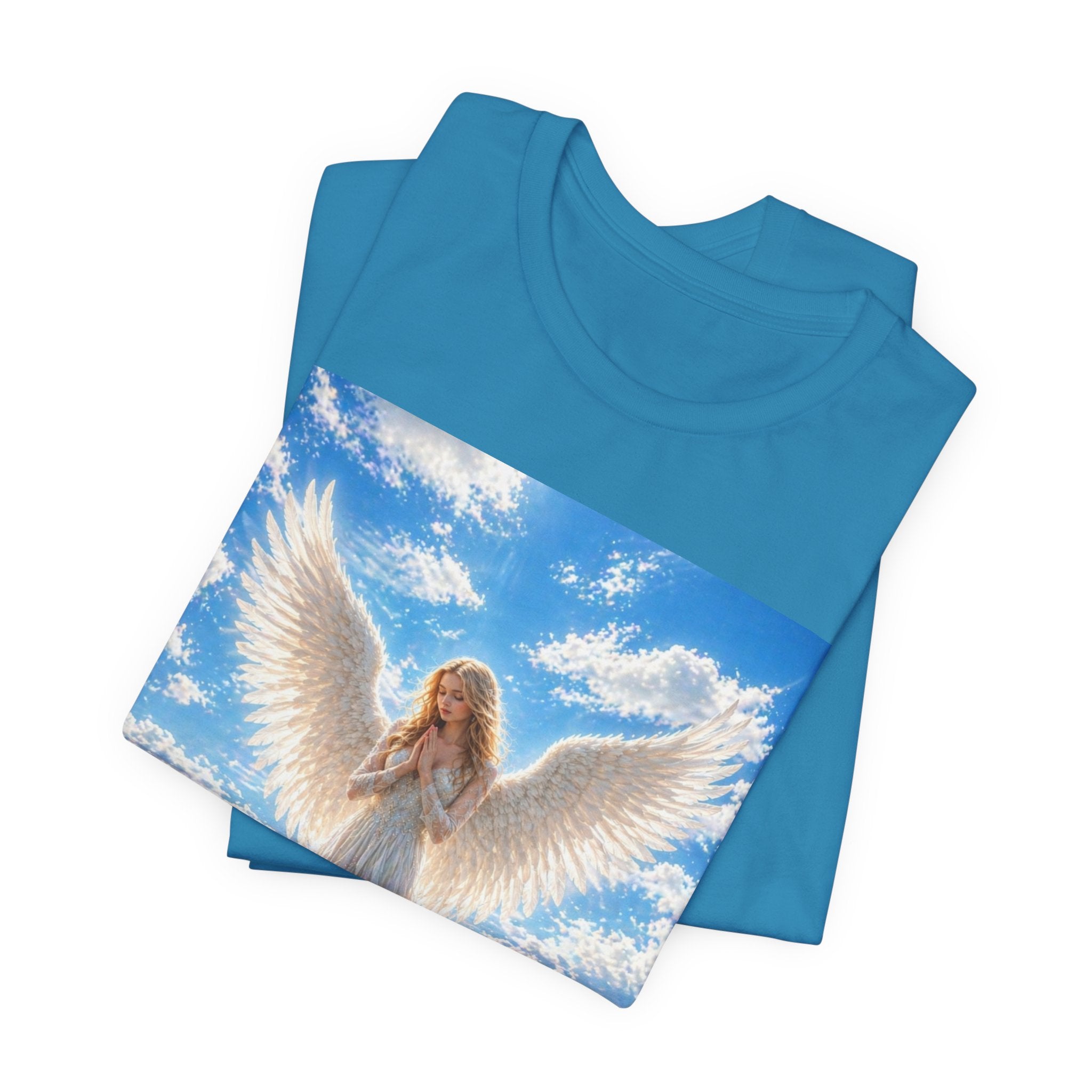 Angel Wings T-Shirt — Serene Guardian Angel Graphic Tee