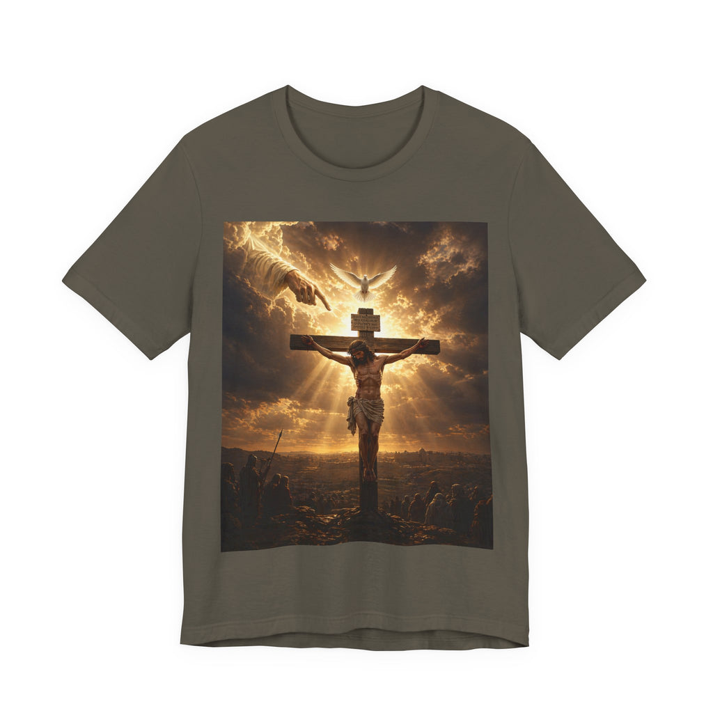 Crucifixion Sunrise T-Shirt — Christian Faith Graphic Tee