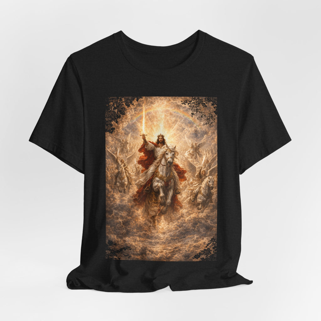 Revelation 19:11-21 Christian Jesus on White Horse T‑Shirt — Resurrection / Second Coming Graphic Tee Revelation