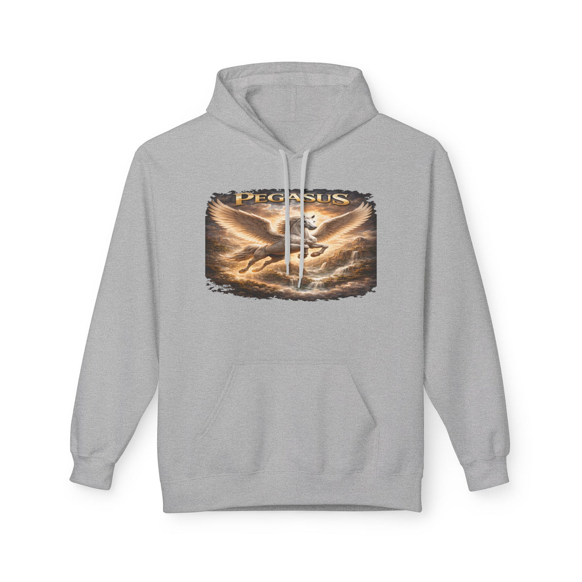 Pegasus Mythic Hoodie — Vintage Flying Horse Graphic