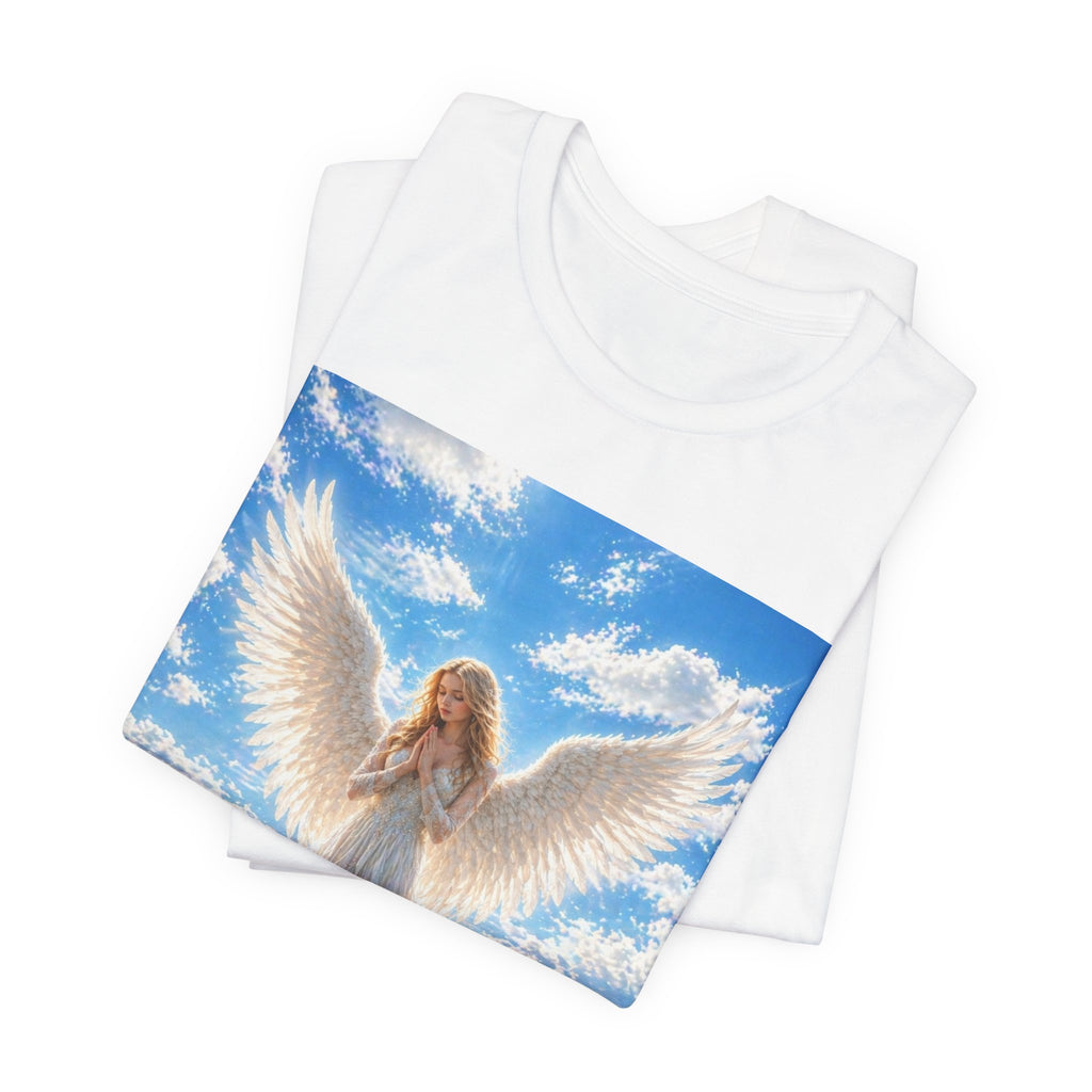Angel Wings T-Shirt — Serene Guardian Angel Graphic Tee
