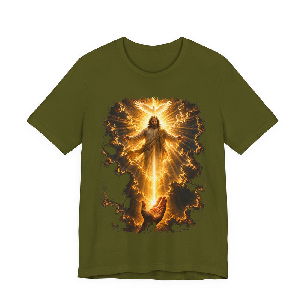 Jesus Ascension Tee — Radiant Resurrection Christian T‑Shirt