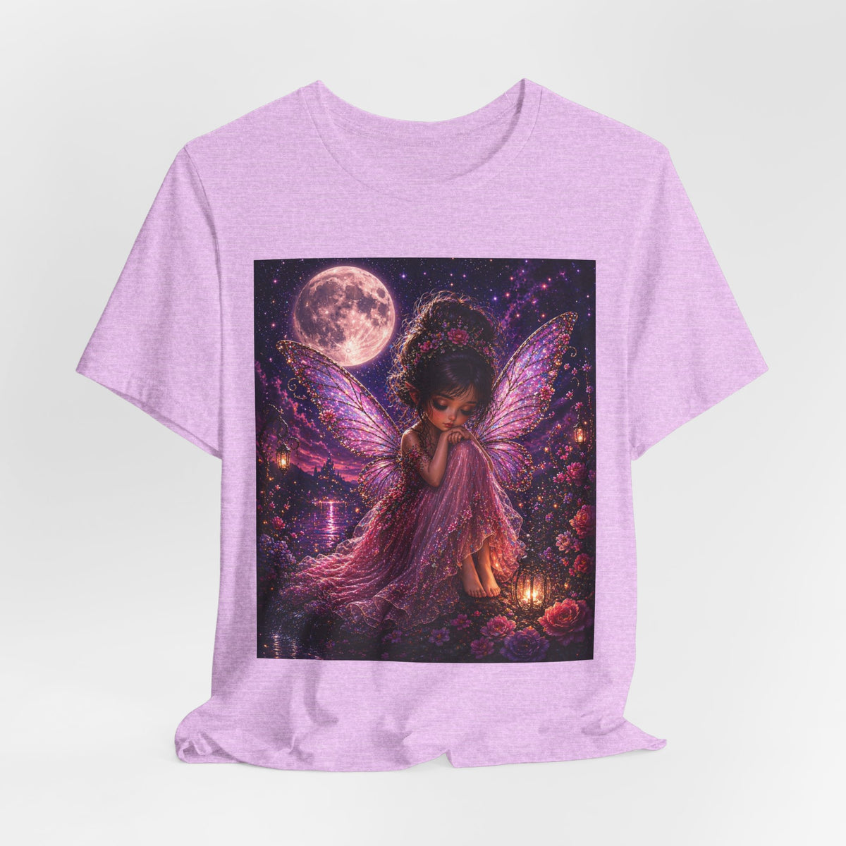 Purple Fairy T-Shirt — Enchanted Moonlit Fairy Tee