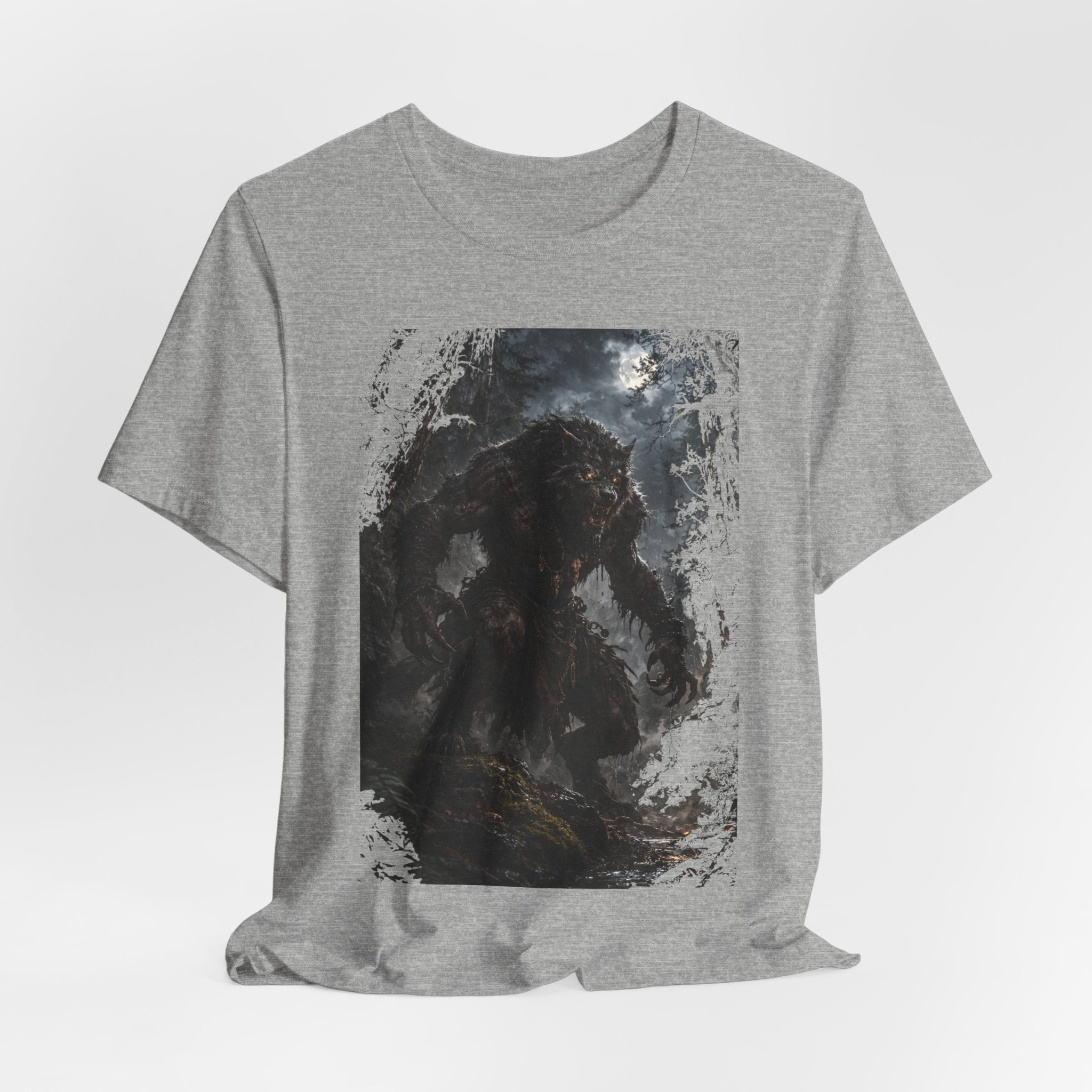 Were wolf in Dark Forest -A Mythocal Monster from the past! Graphic Tee
