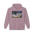 Aurora Bear & Fountain Hoodie — Dreamy Watercolor Wildlife Pullover