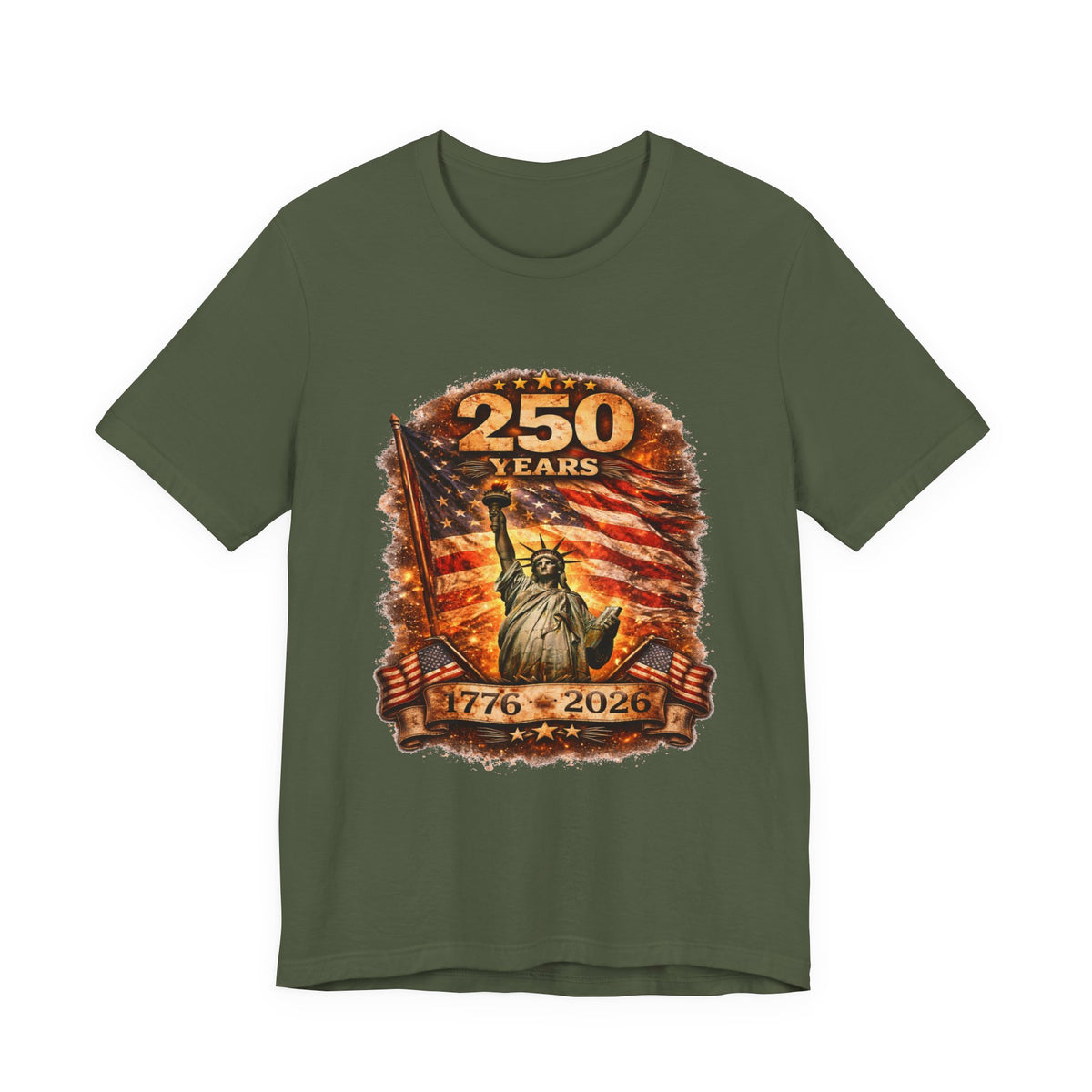 250 Years Statue of Liberty Tee — 1776–2026 Patriotic Anniversary Shirt