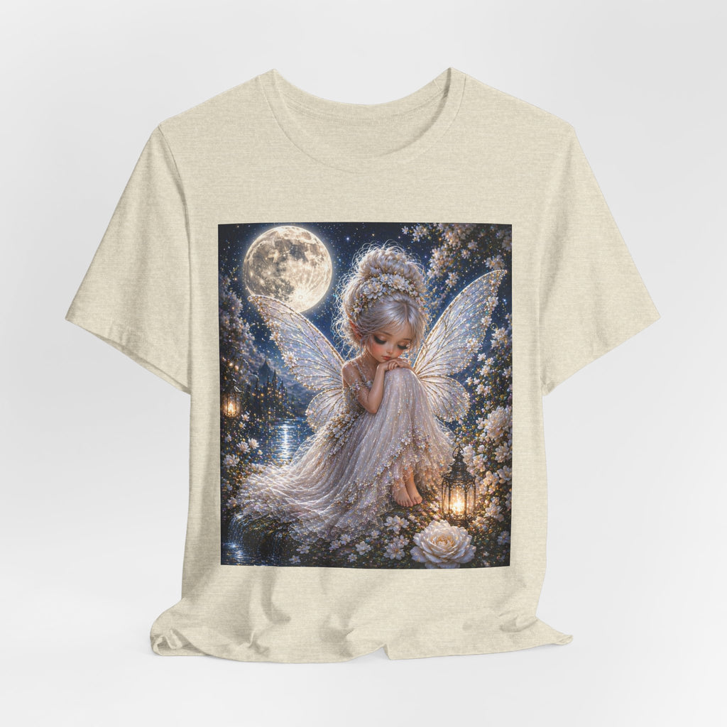 Moonlit Fairy T‑Shirt — Cute Angelic Fairy Graphic Tee