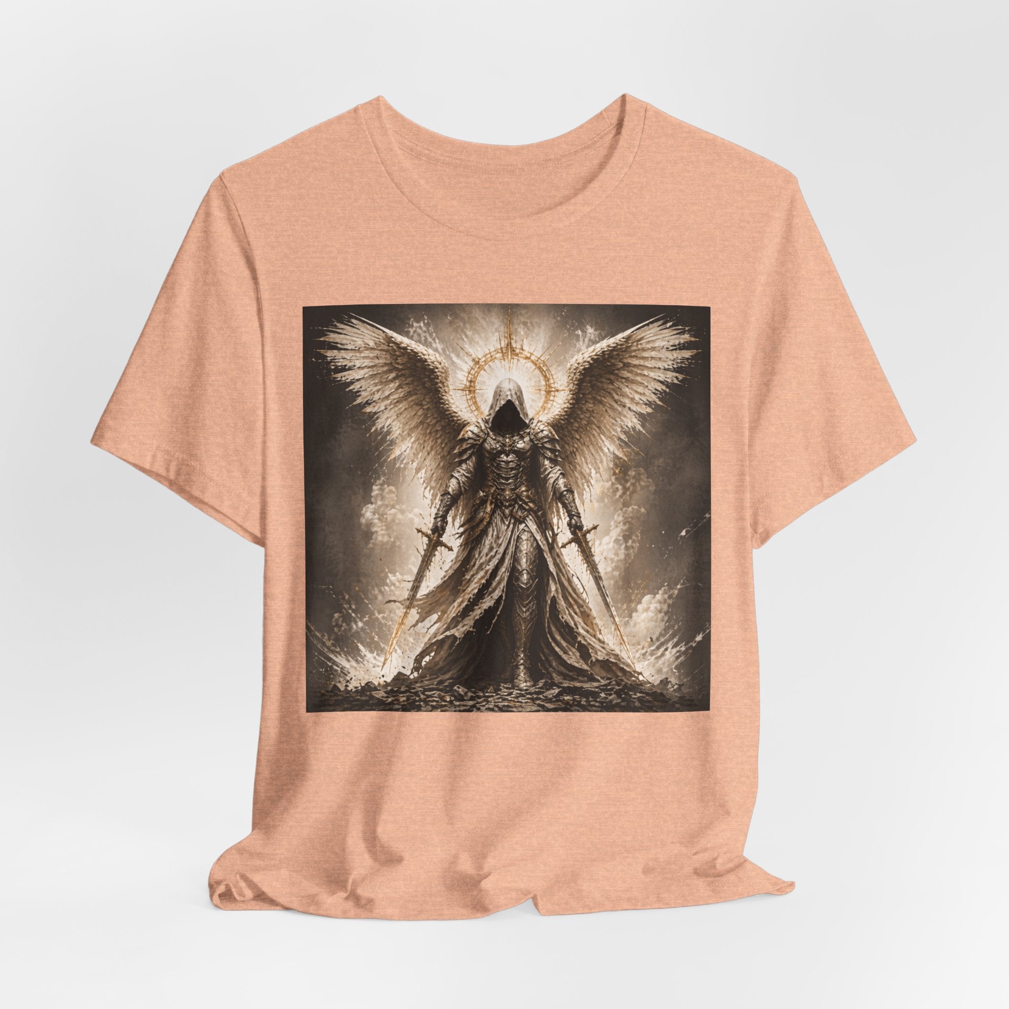 Angel Warrior T-Shirt — Gothic Archangel Graphic Tee