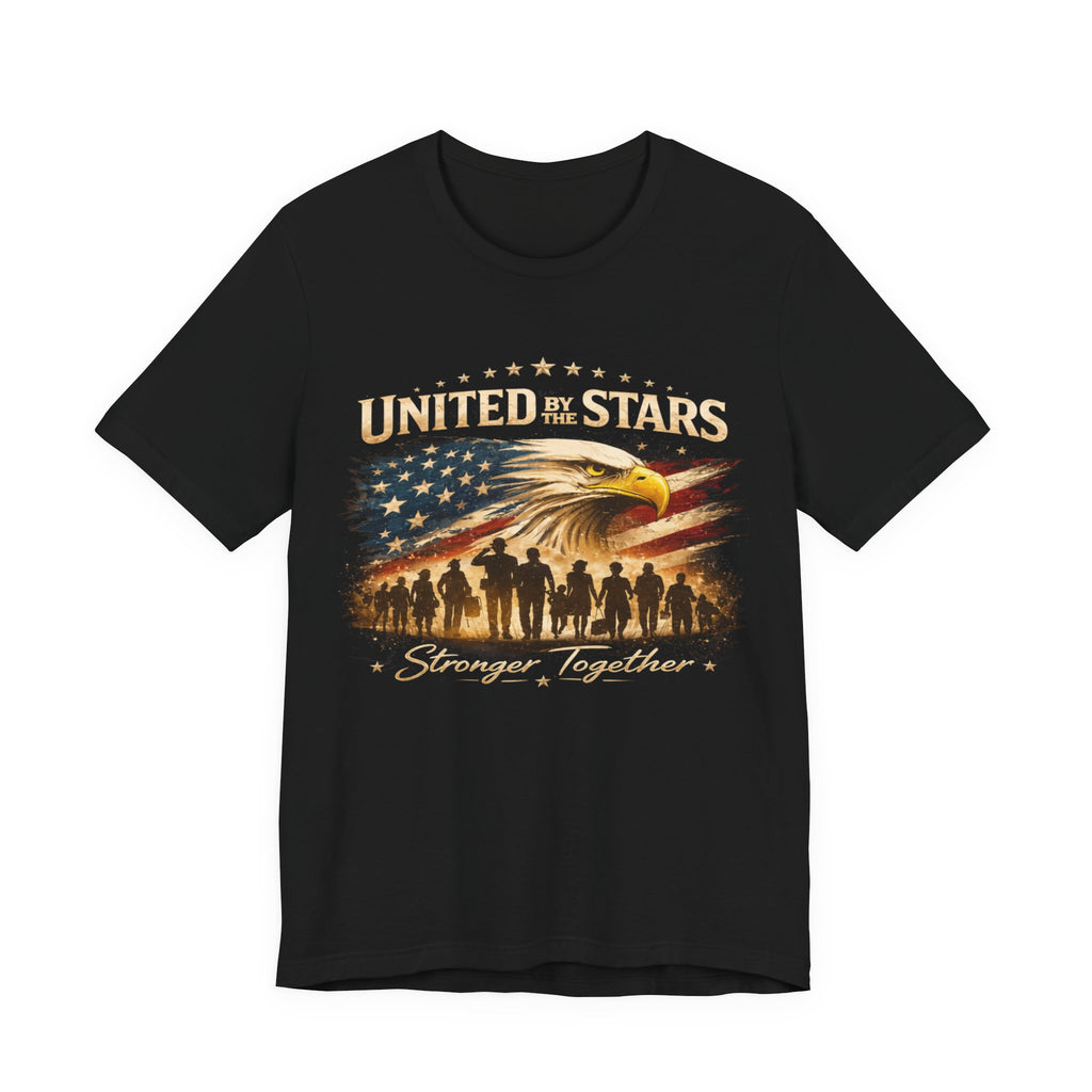 United We Stand- Eagle T-Shirt — Stronger Together 2026 Patriotic Tee