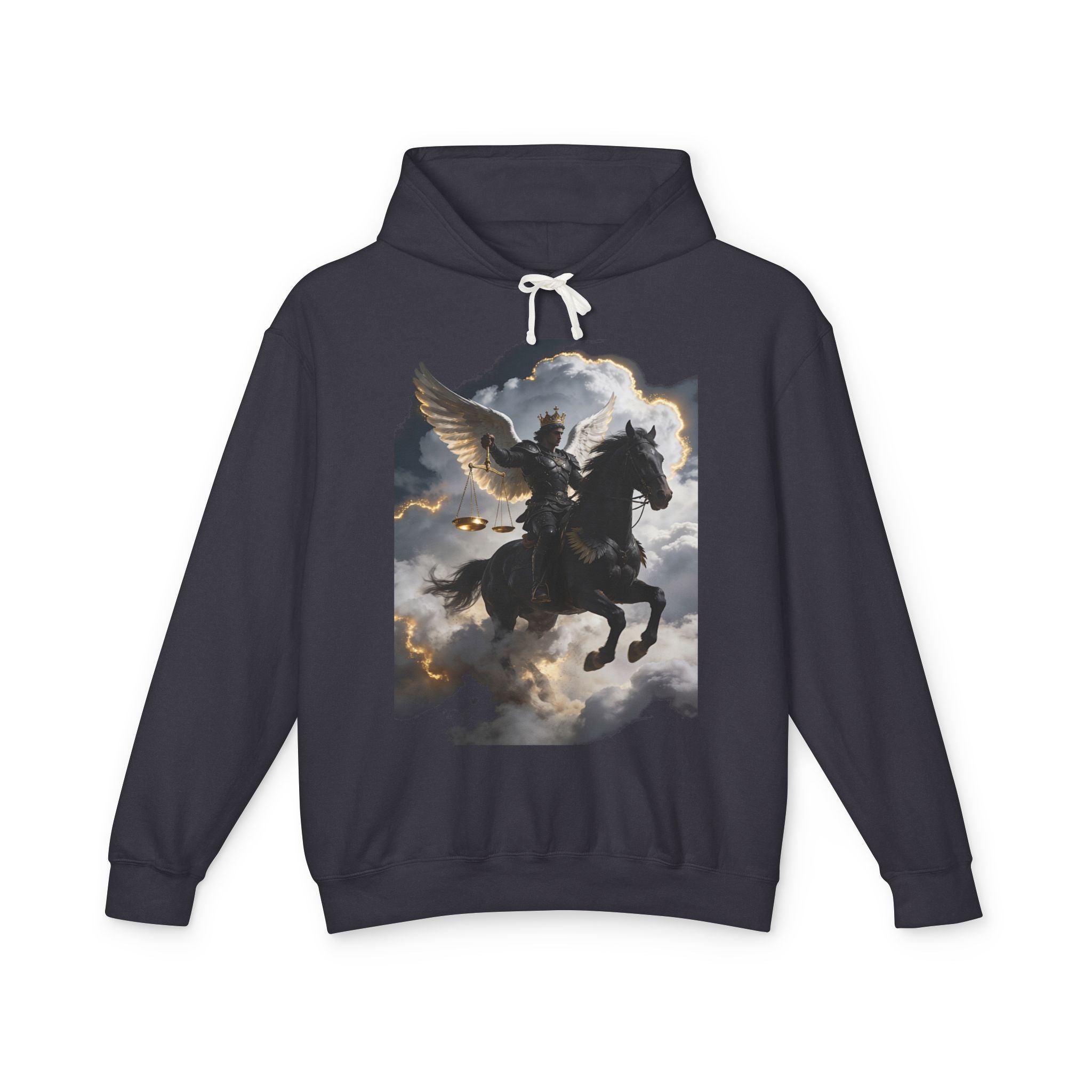 The black horse from Revelation 6:5-6-hoodie!