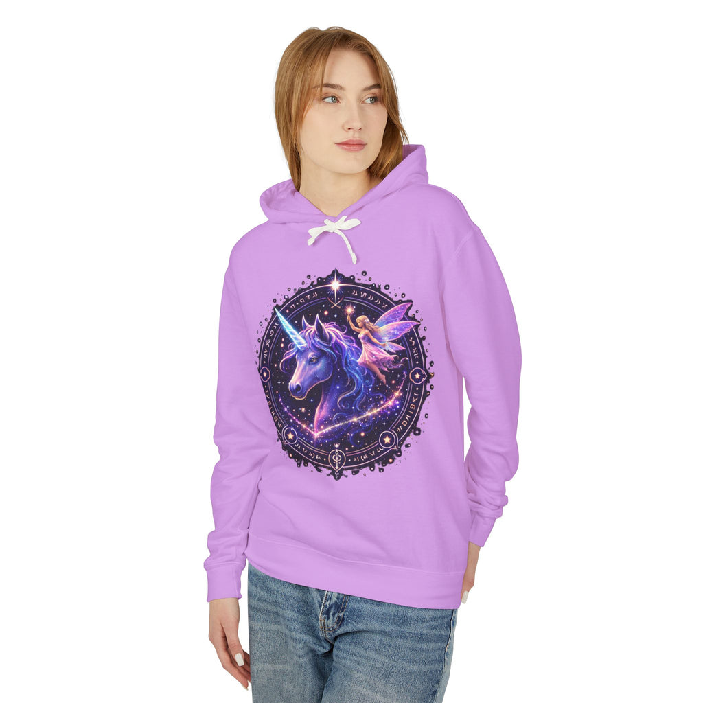 Unicorn Mandala Hoodie — Magical Celestial Unicorn Graphic Sweatshirt