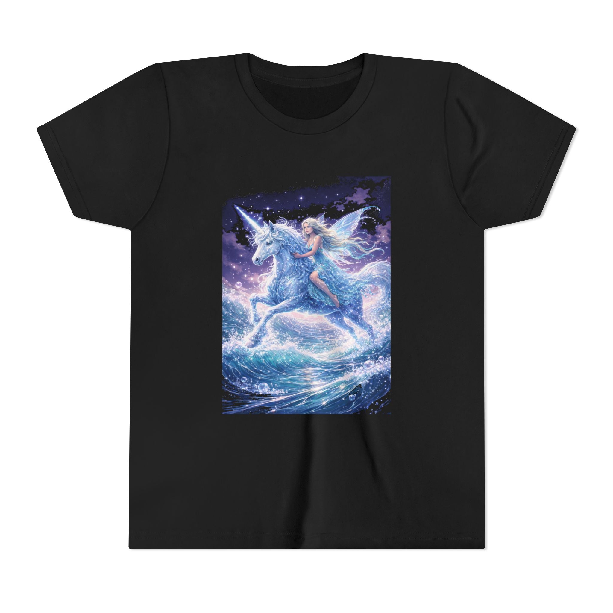 Youth Tee — Magical Unicorn Rider Fantasy Shirt