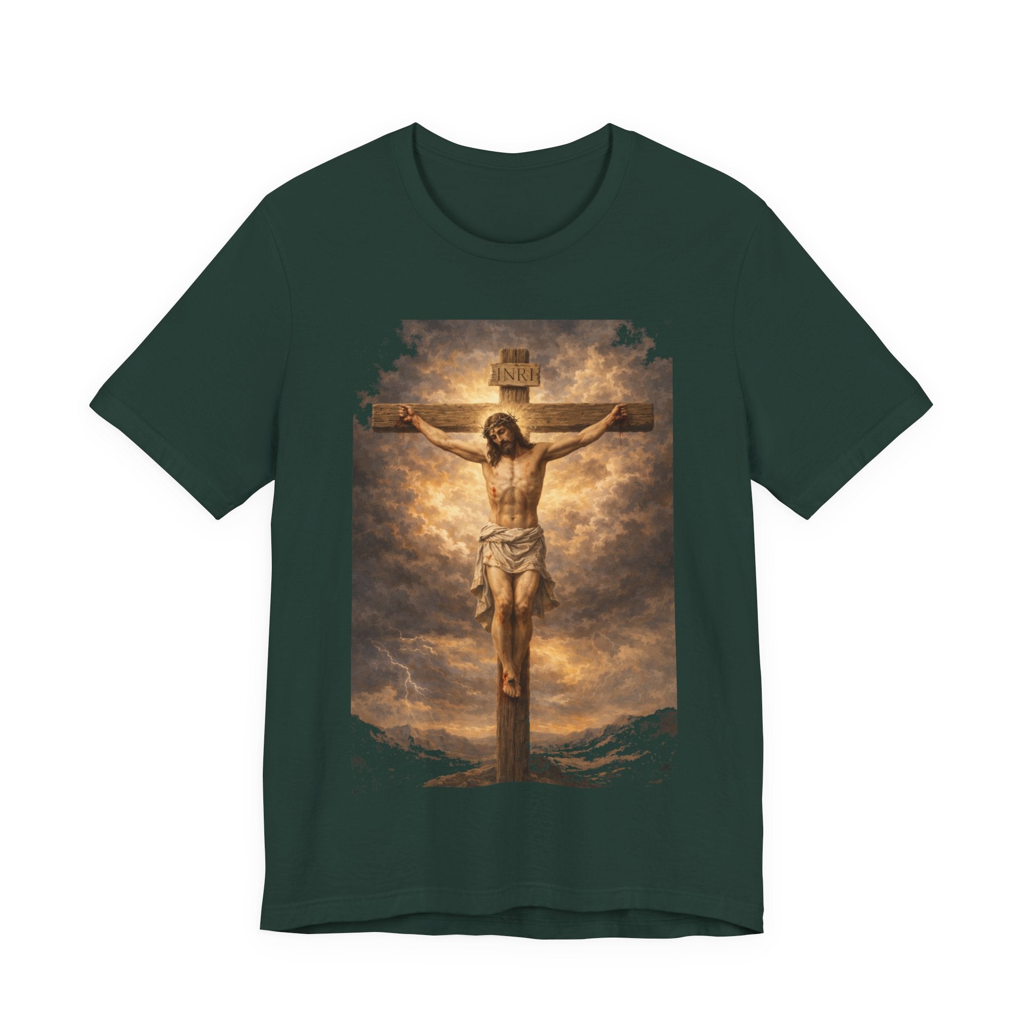Crucifixion Jesus T‑Shirt — 3:16 Religious Christian Graphic Tee for Easter & Faith