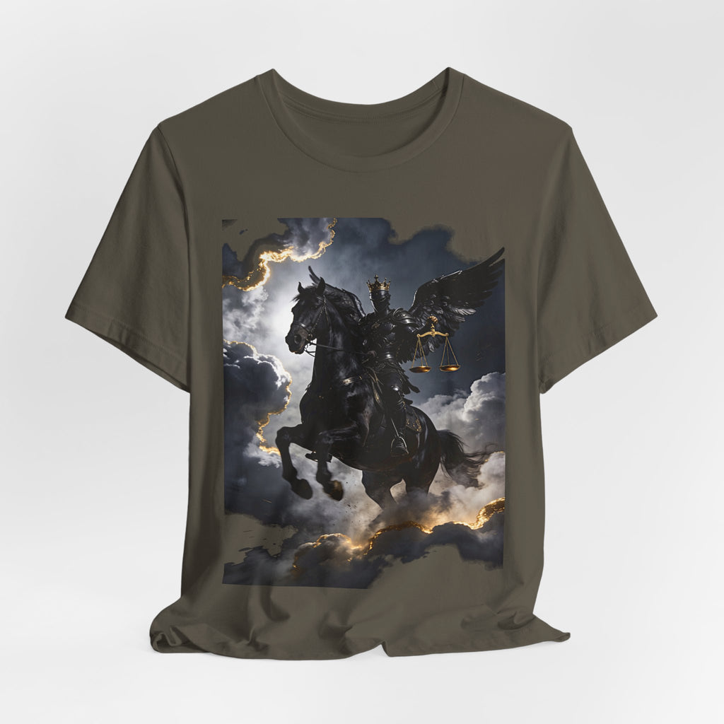 The black horse from Revelation 6:5-6 One of four T-shirt