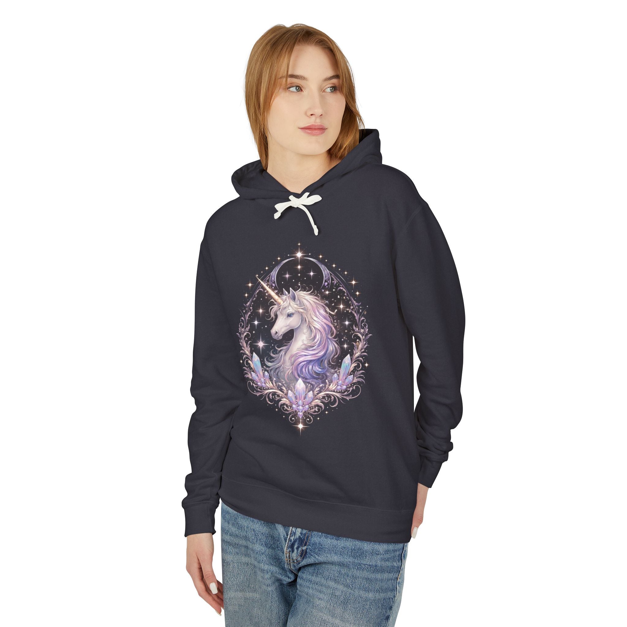 Mystic Unicorn Hoodie — Pastel Galaxy Horse Hooded Sweatshirt