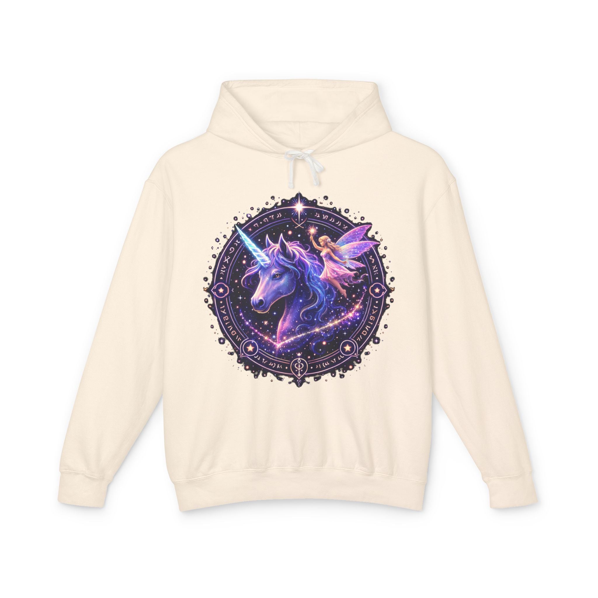 Unicorn Mandala Hoodie — Magical Celestial Unicorn Graphic Sweatshirt