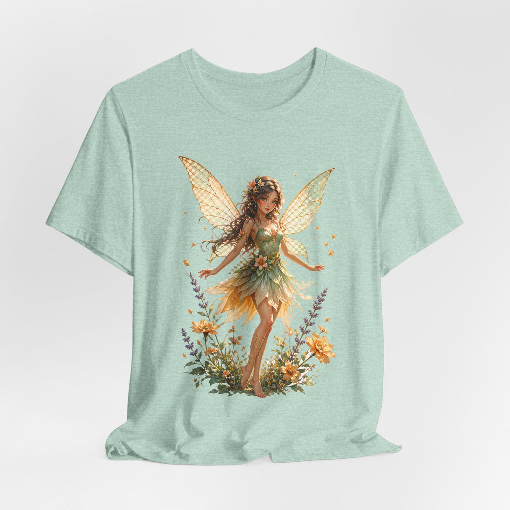 Fairy Garden T-Shirt — Vintage Floral Fairy Illustration Tee