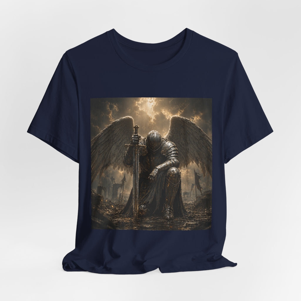 Angel Knight T-Shirt — Gothic Dark  Armor Tee