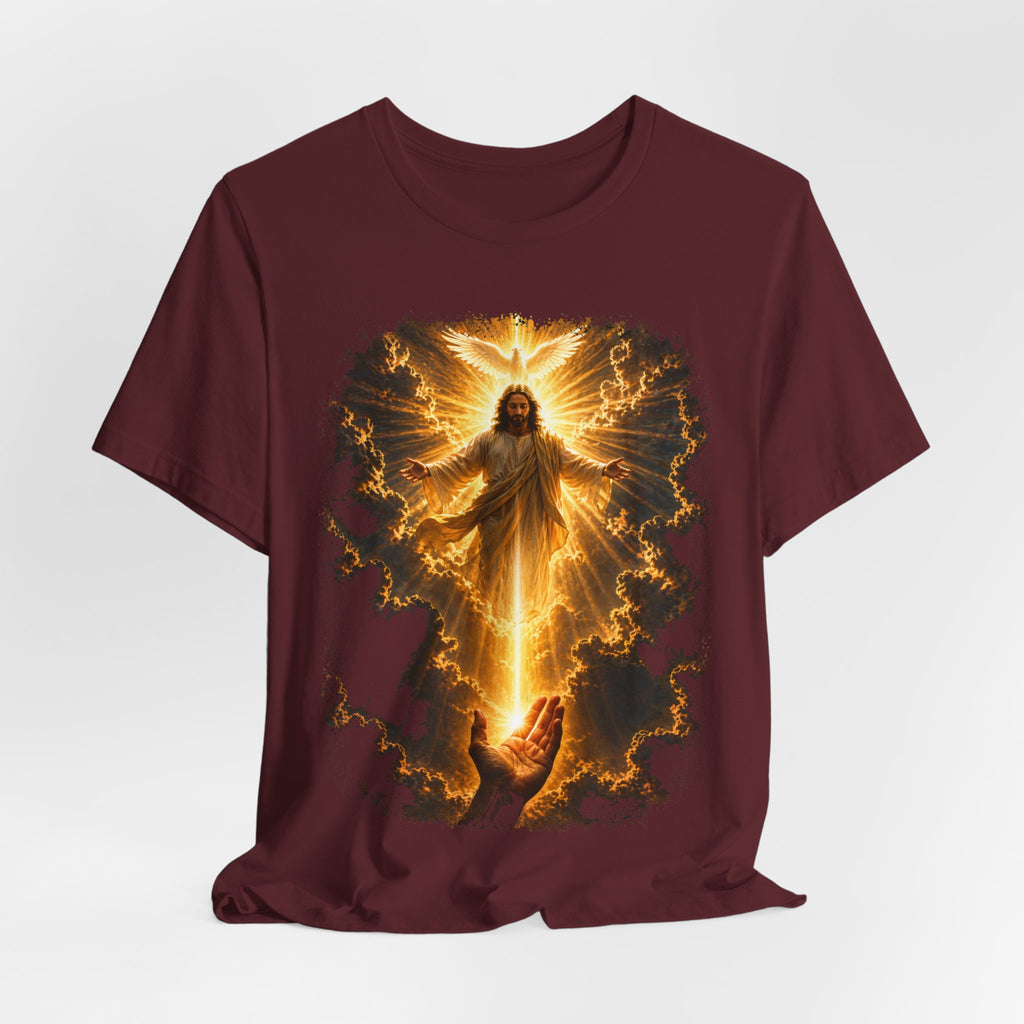 Jesus Ascension Tee — Radiant Resurrection Christian T‑Shirt