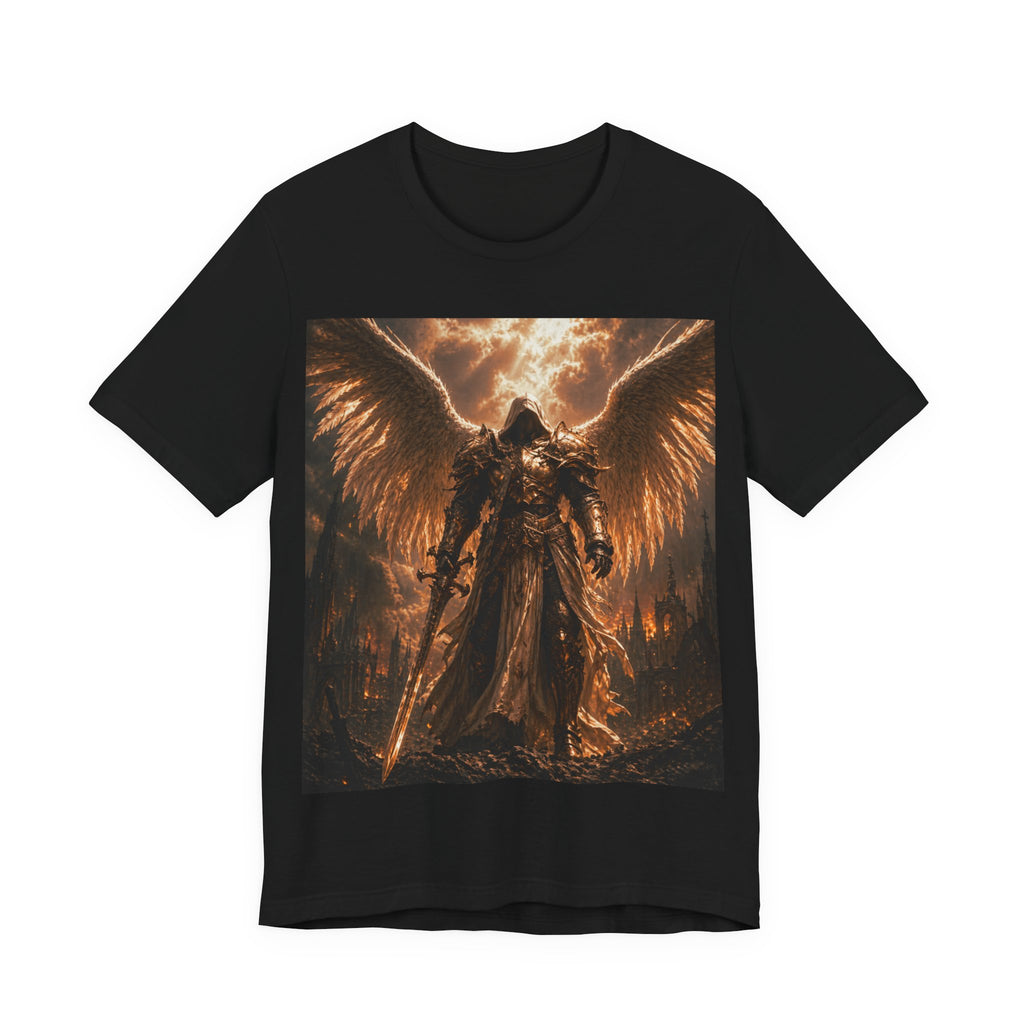 Guaredain Angle -Unisex Jersey Short Sleeve Tee -Warrior of God