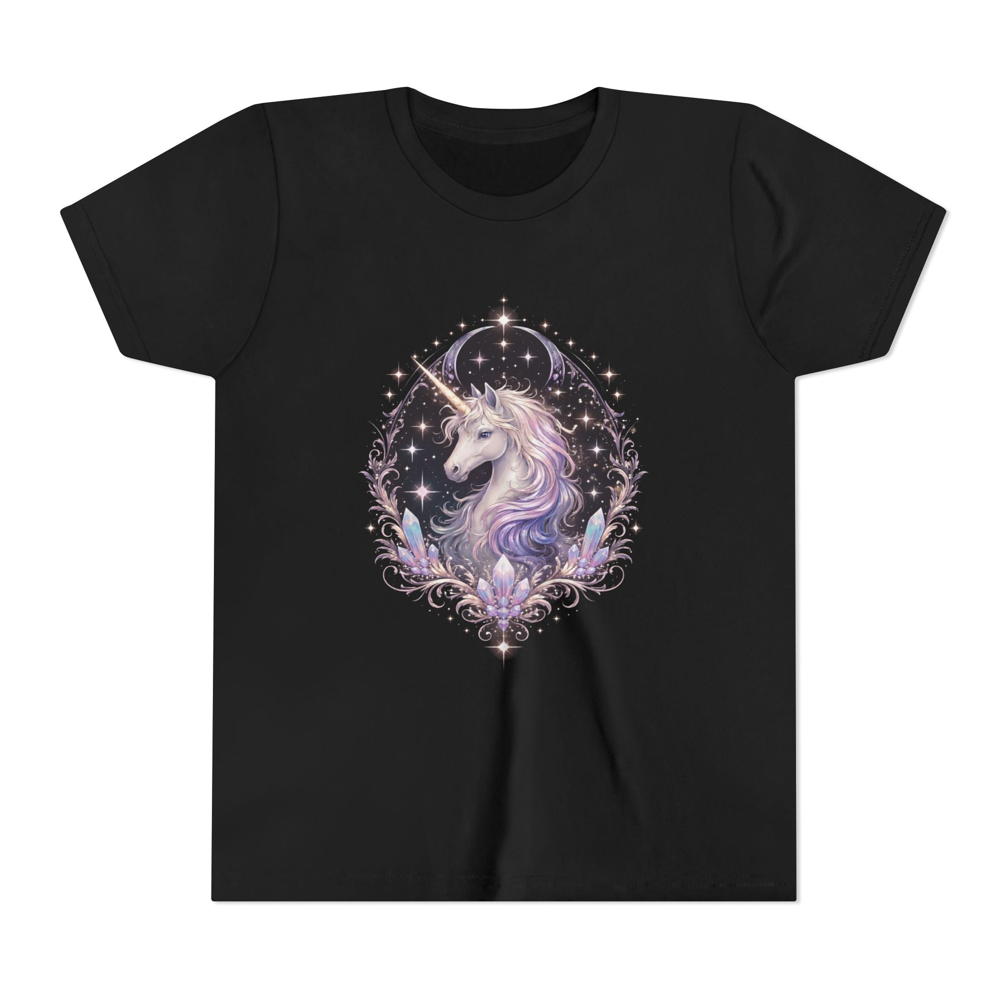 Youth Unicorn Tee — Magical Sparkle Design for Kids