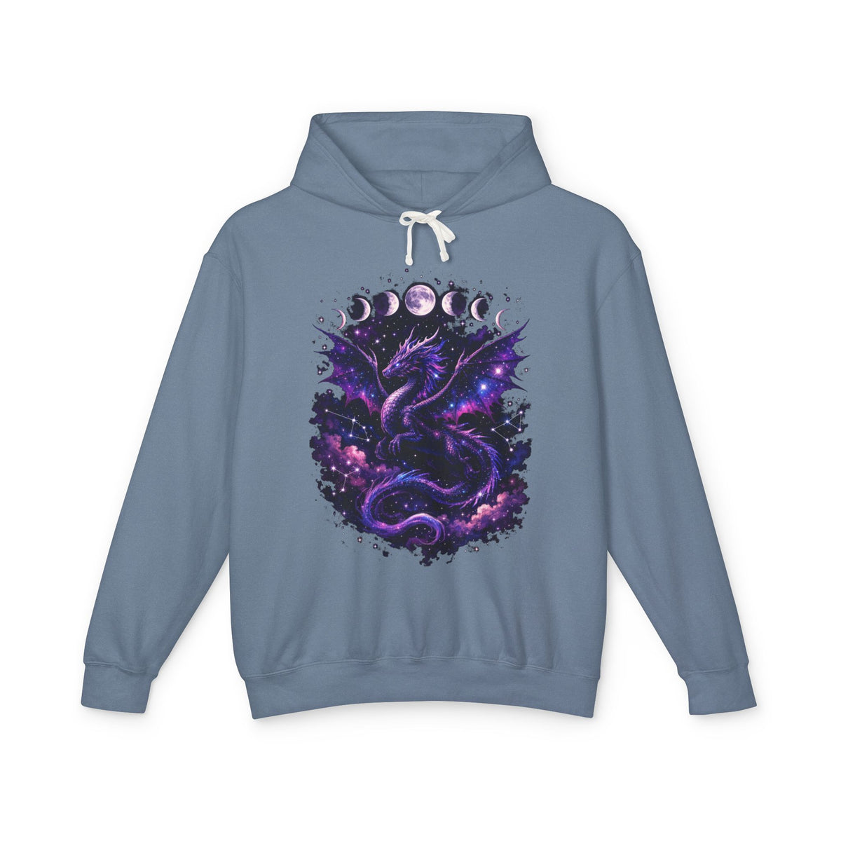Galaxy Dragon Hoodie — Cosmic Night Sky Dragon Pullover